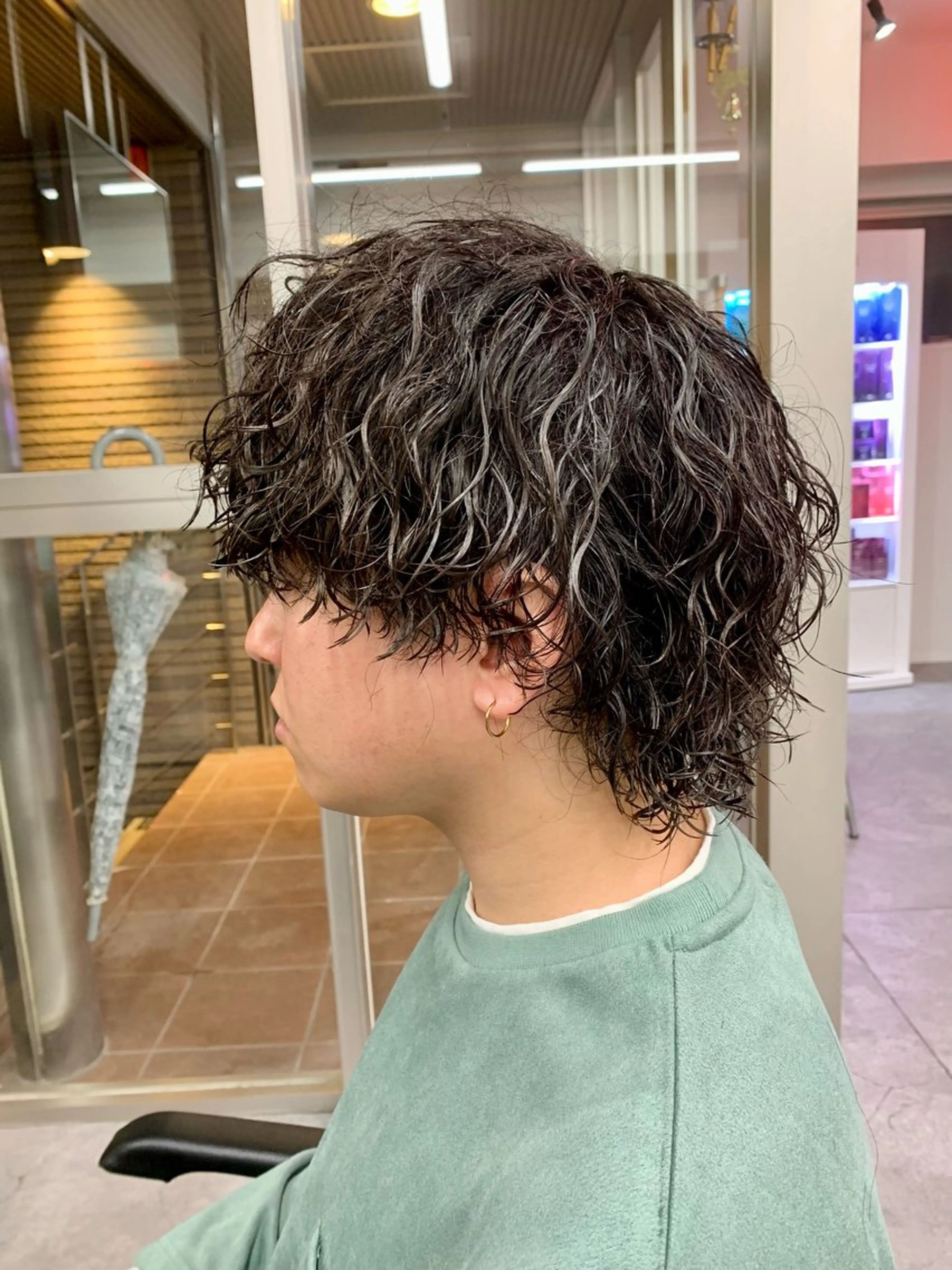 ミディアム パーマ メンズ 🏁メンズパーマ/ RYOYAのヘアスタイル