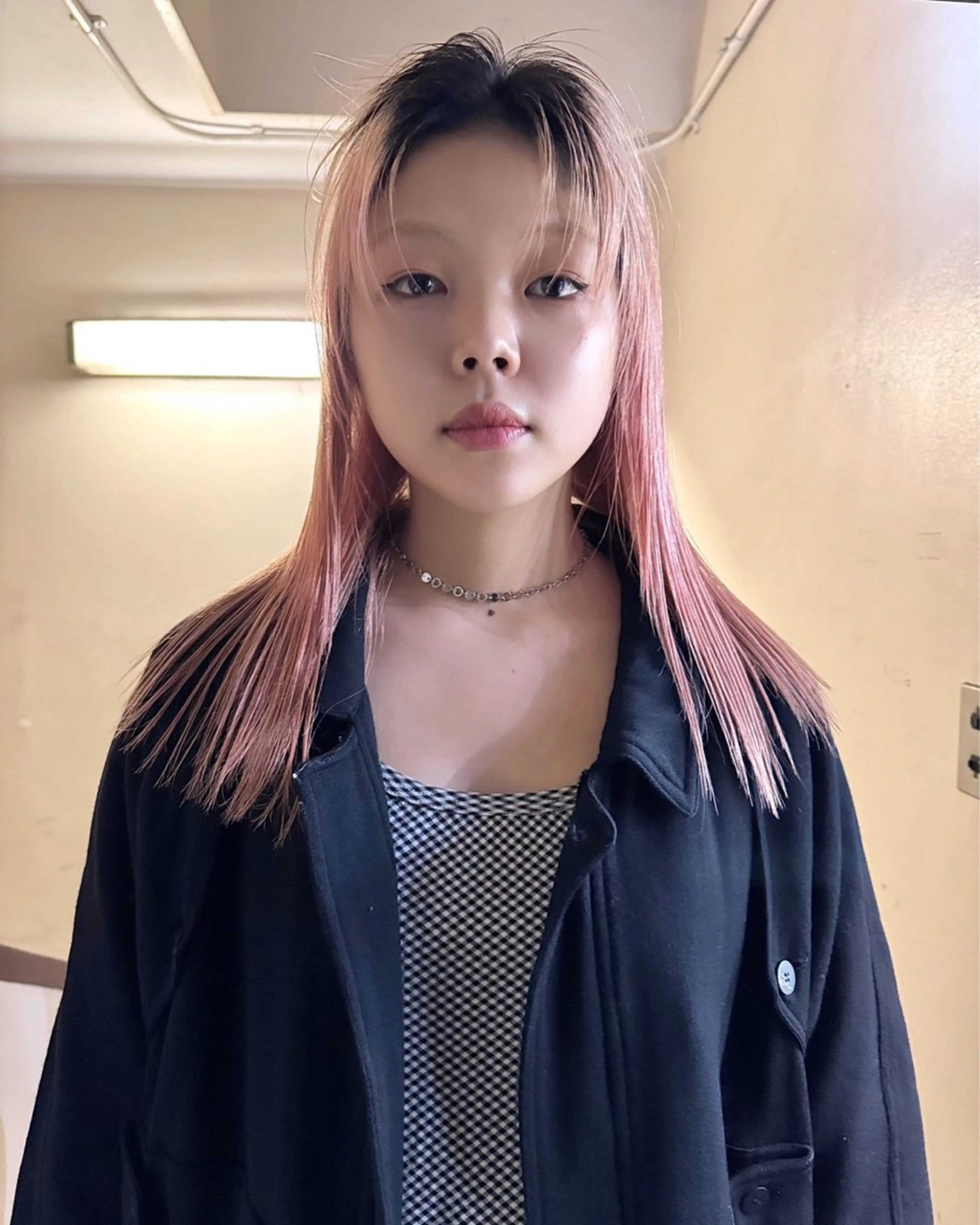 ロング カラー ヘアアレンジ ブリーチ 丸山渉/パーマ エフェクトブリーチのヘアスタイル