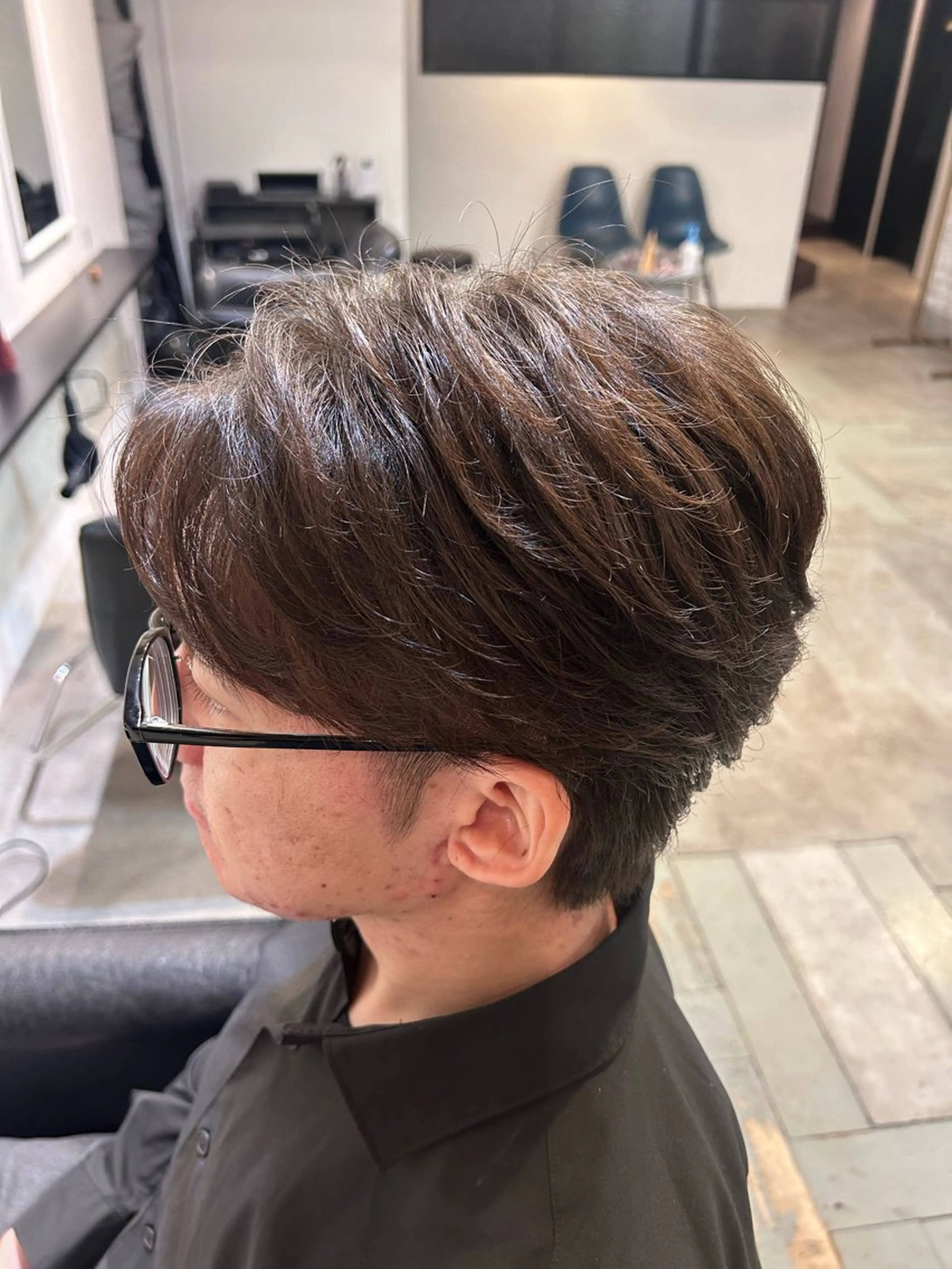 パーマ メンズ メンズパーマ 三浦 栞のヘアスタイル