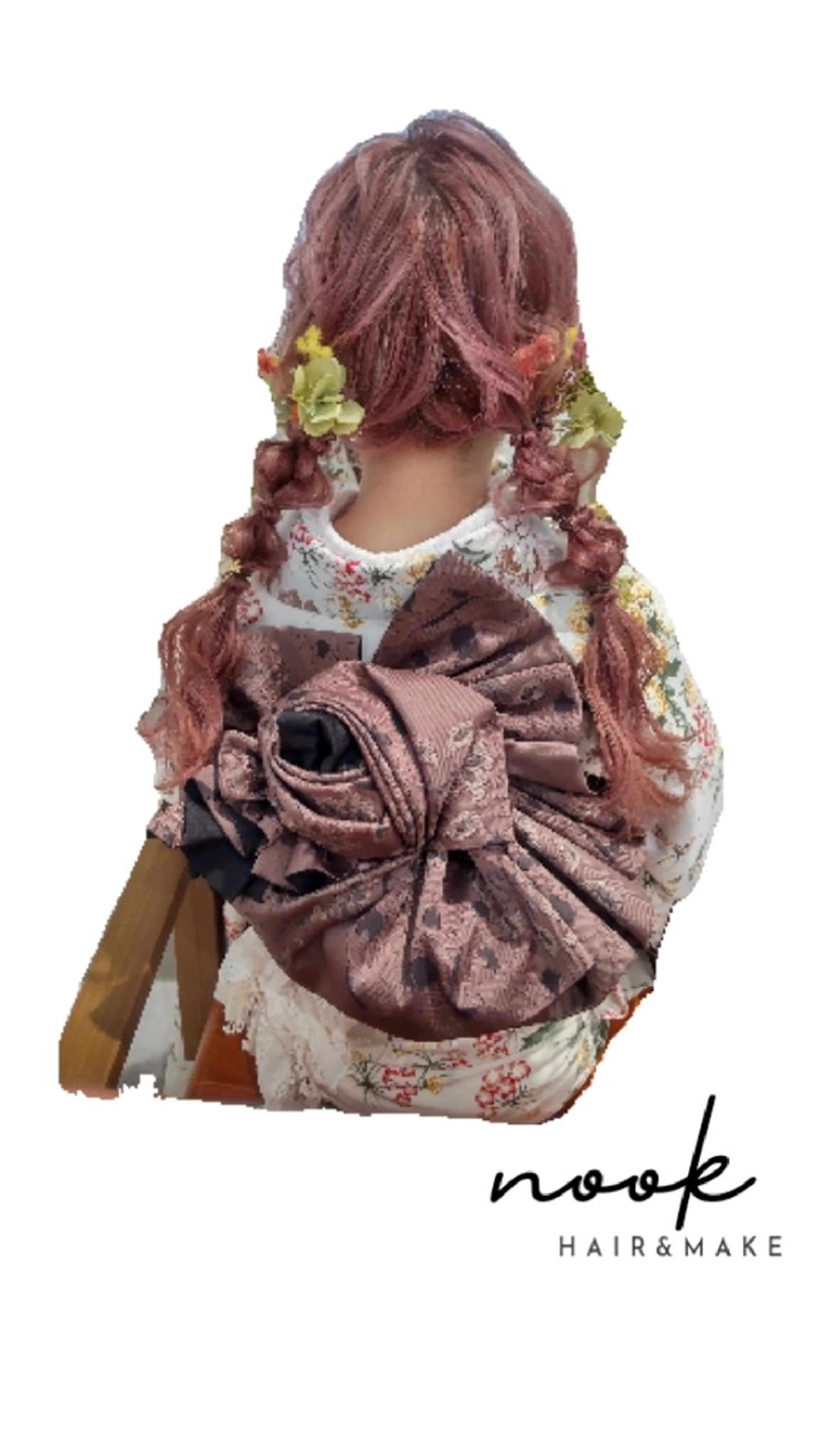 ヘアアレンジ hair&make nookのヘアスタイル