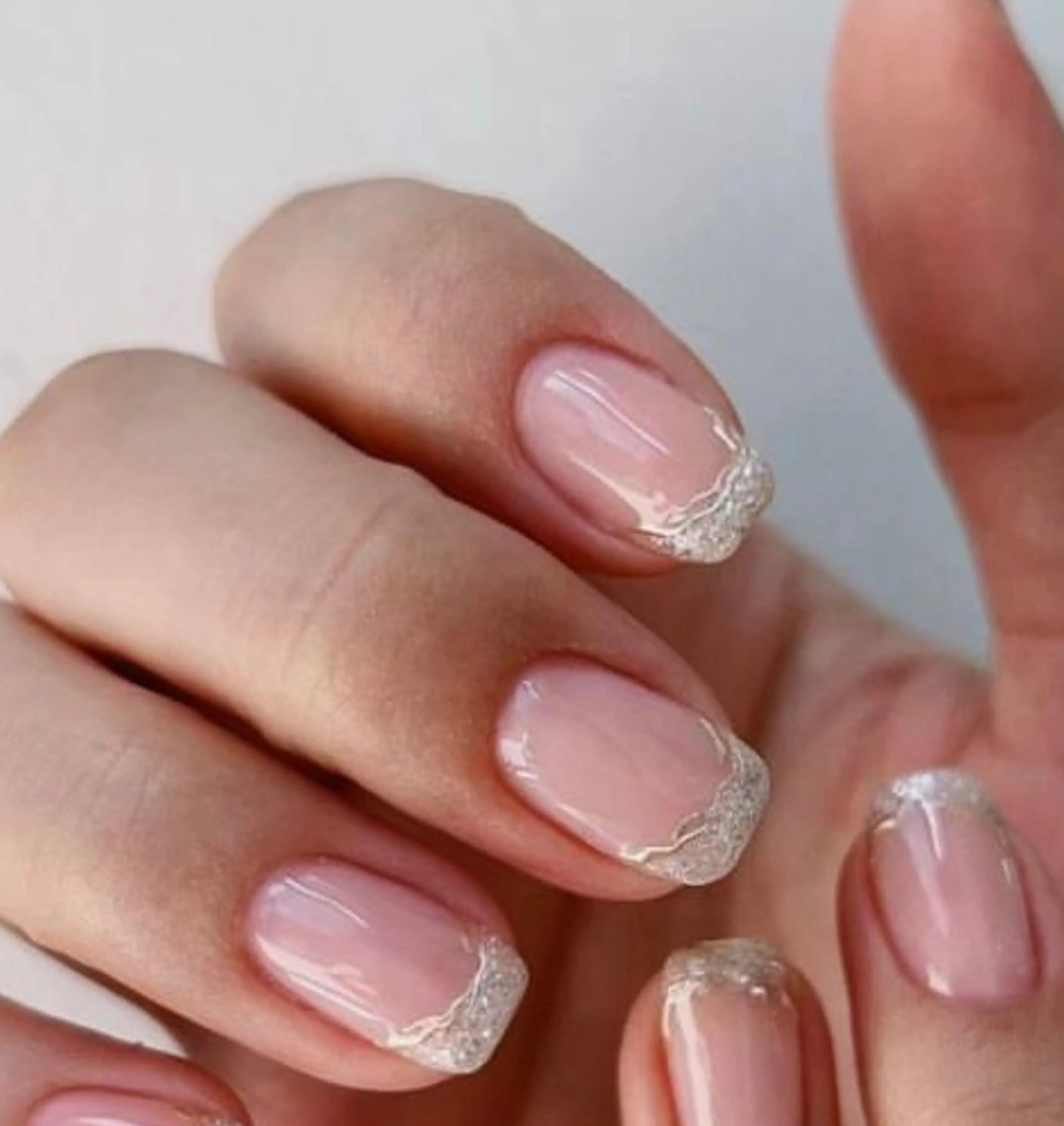 ネイル フレンチネイル ミラーネイル オトク ネイルのネイルデザイン