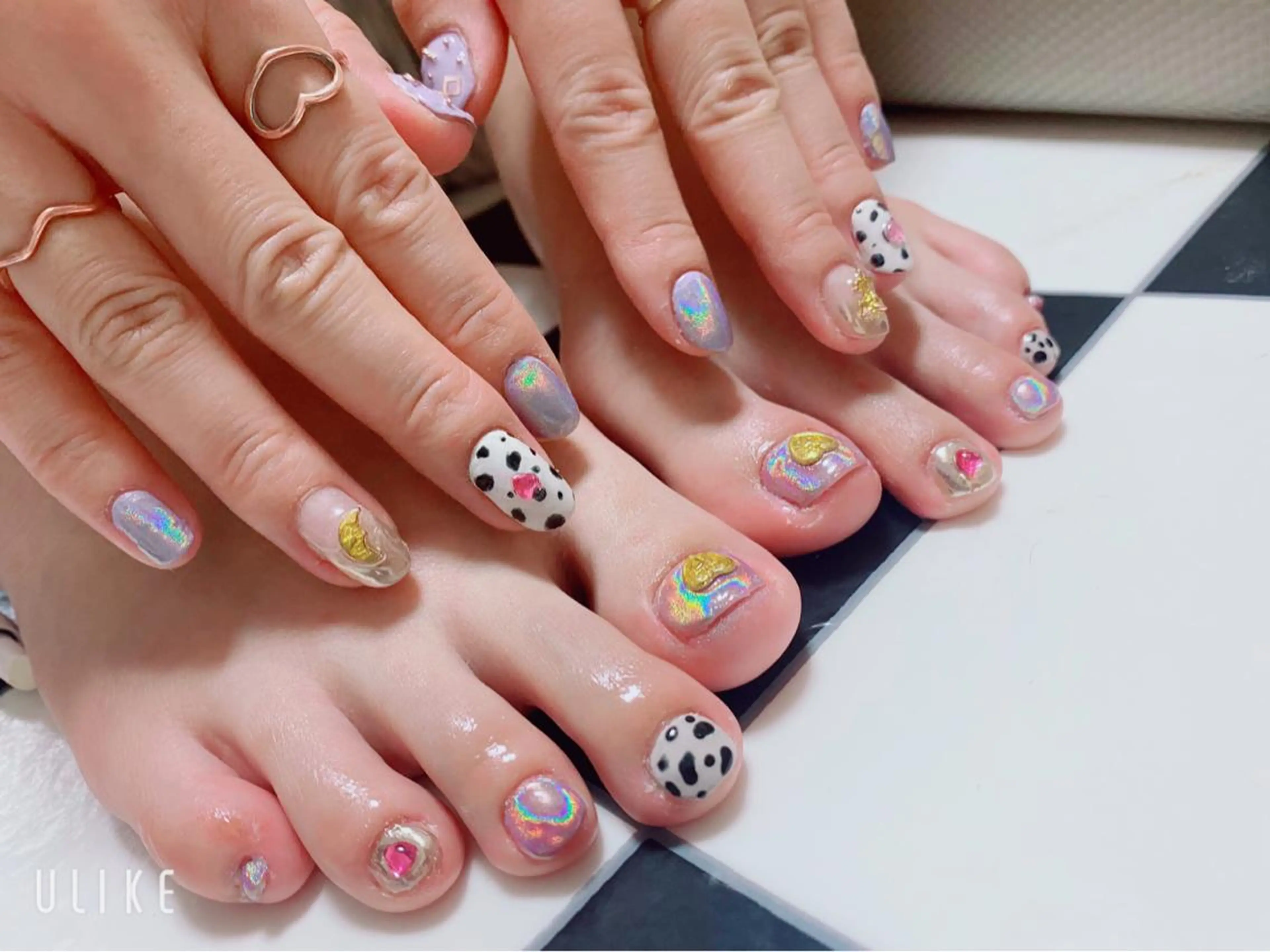 ネイル 高草木 桃香のネイルデザイン