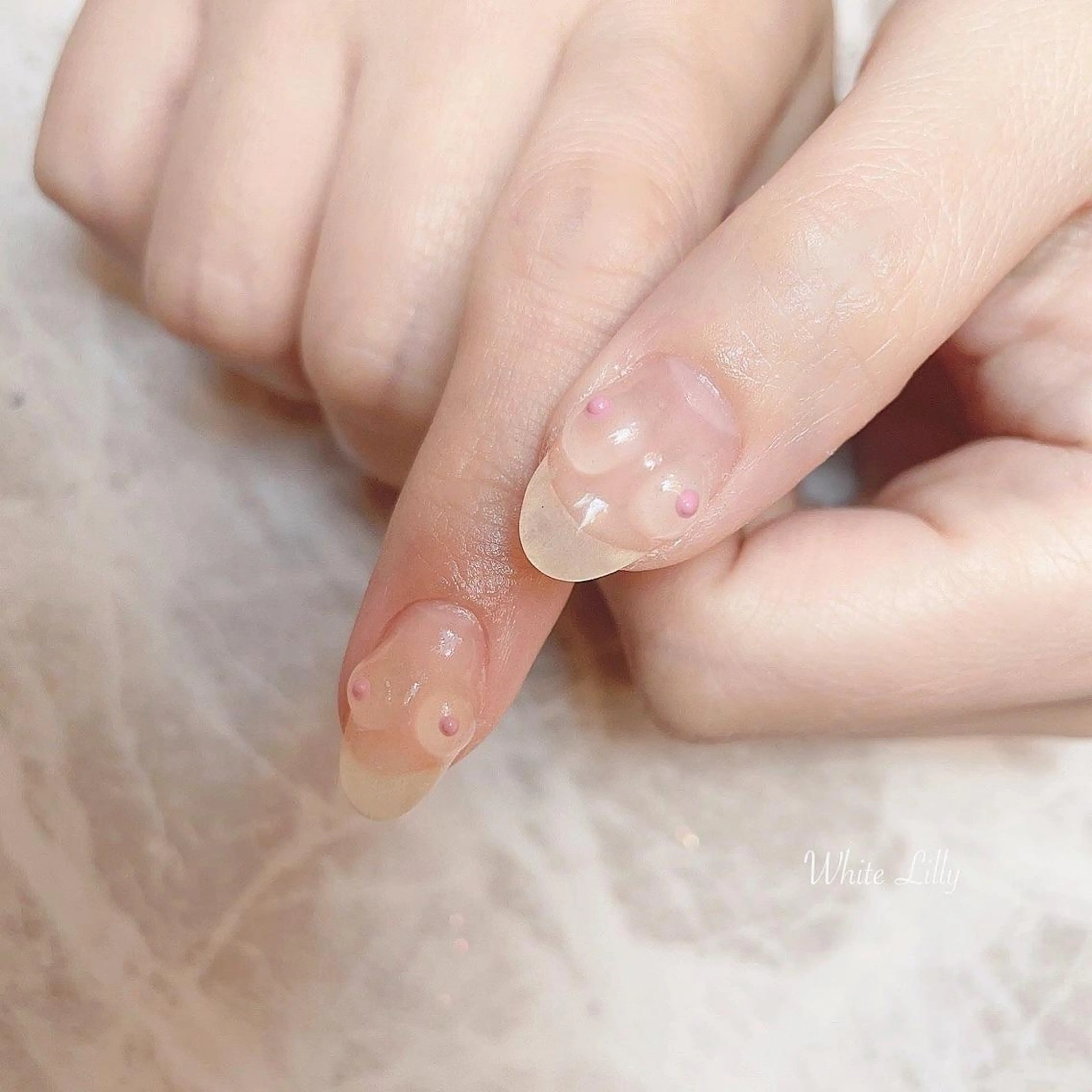 ネイル ハンドネイル White lily所属・牧田 雅世のネイルデザイン