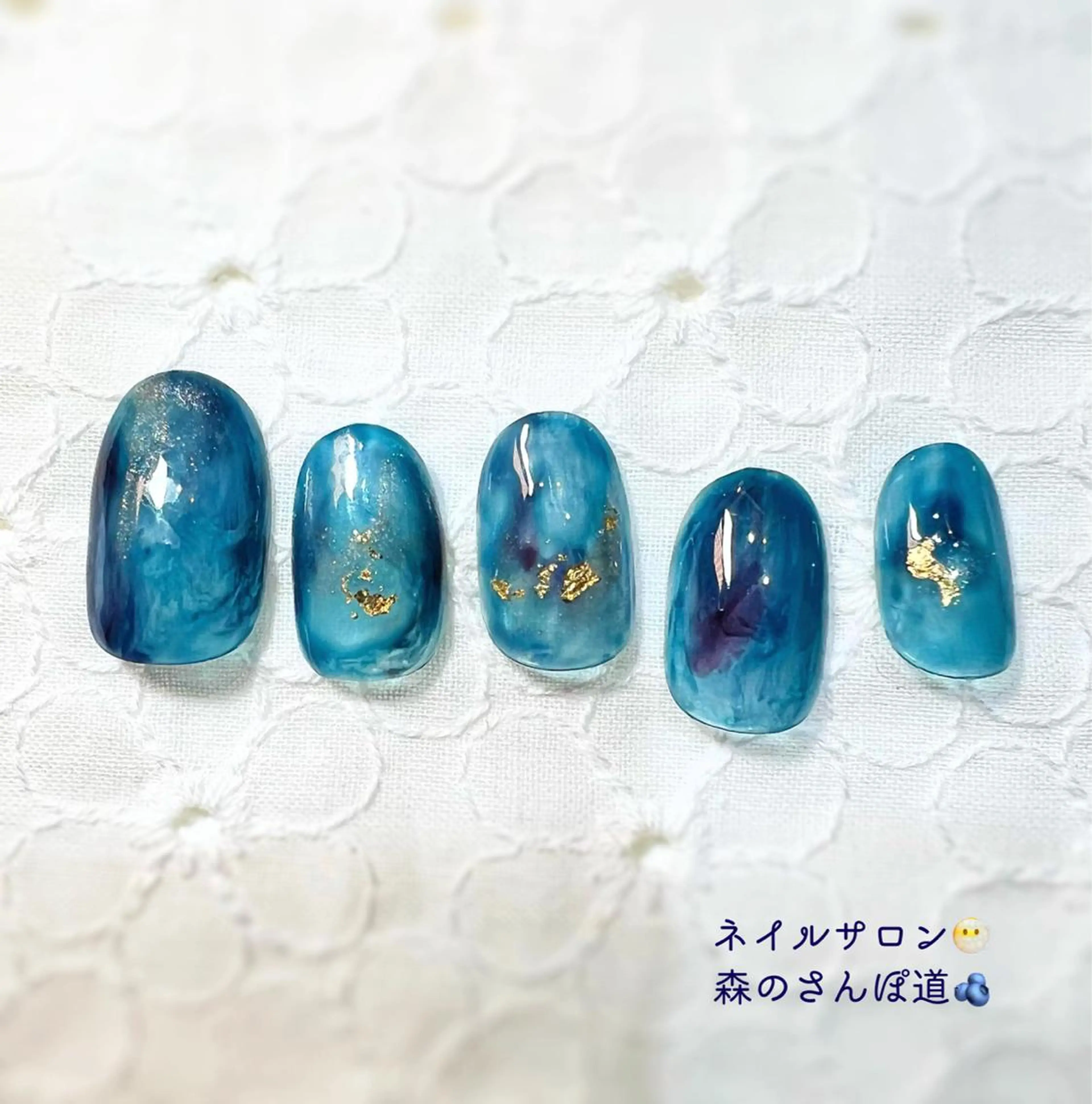 ネイル ハンドネイル 森のさんぽ道所属・ショートネイル 森のさんぽ道のネイルデザイン