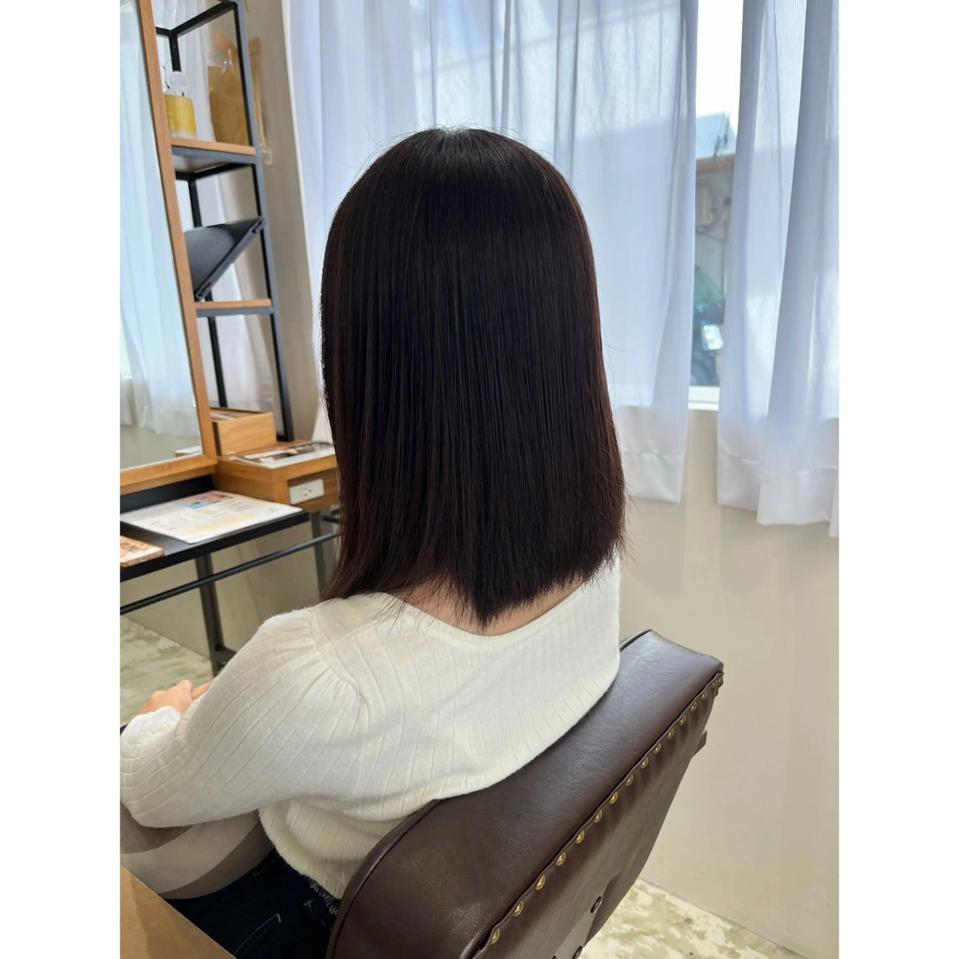 ミディアム カラー ピンクカラー バイオレットカラー 喜友名洸季 anoneのヘアスタイル