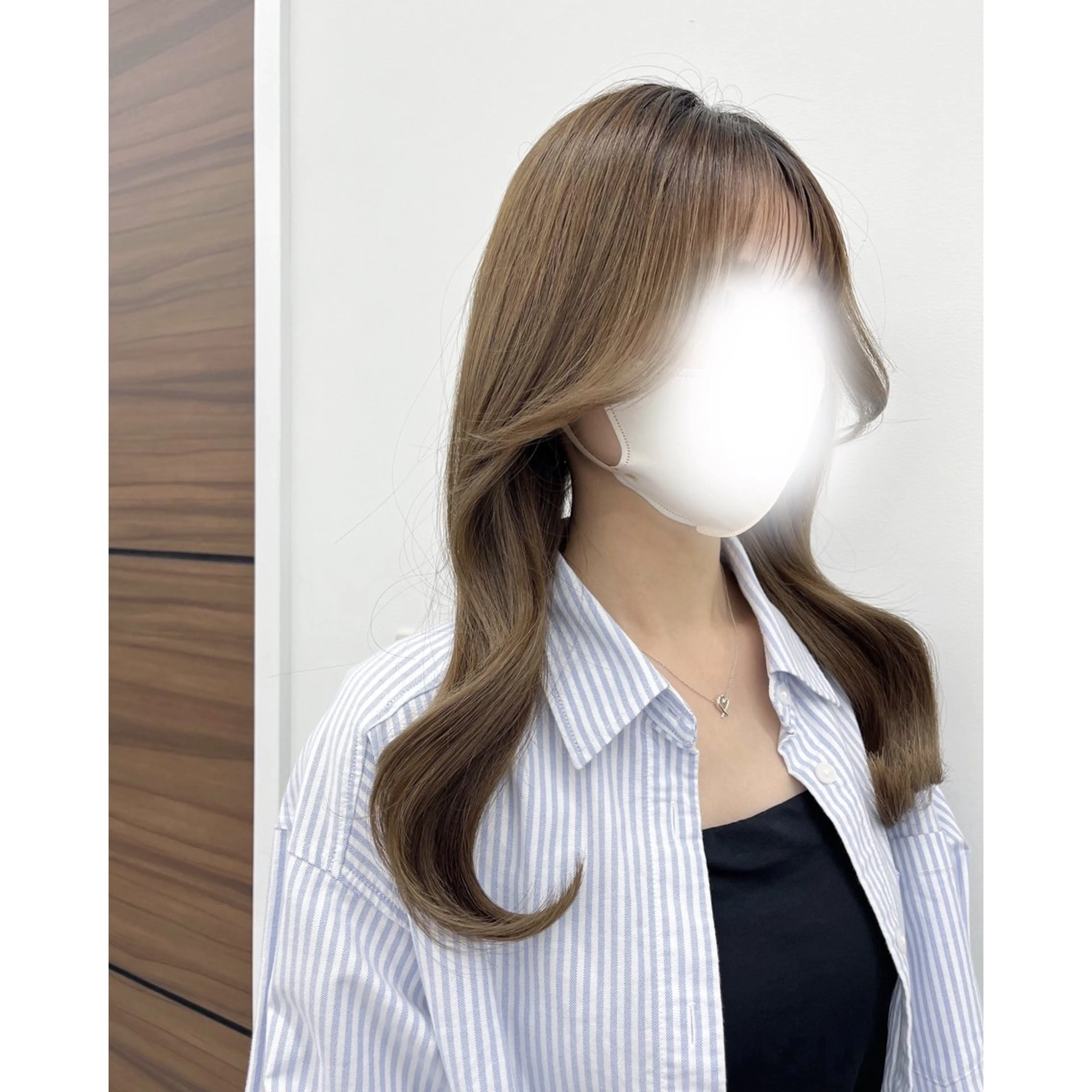 ロング カラー ヘアアレンジ 韓国ヘア 🎀中川綾乃🎀のヘアスタイル