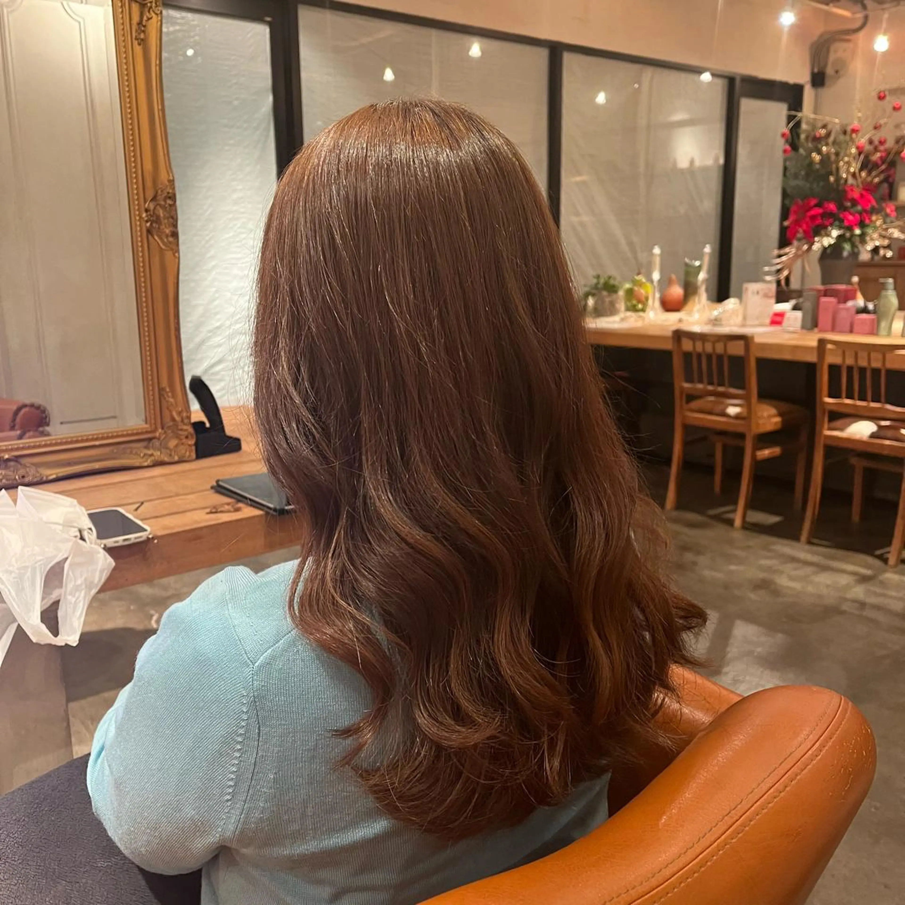 セミロング カット ヘアカラー トリートメント 髪質改善/shuki 韓国/代表取締役のヘアスタイル