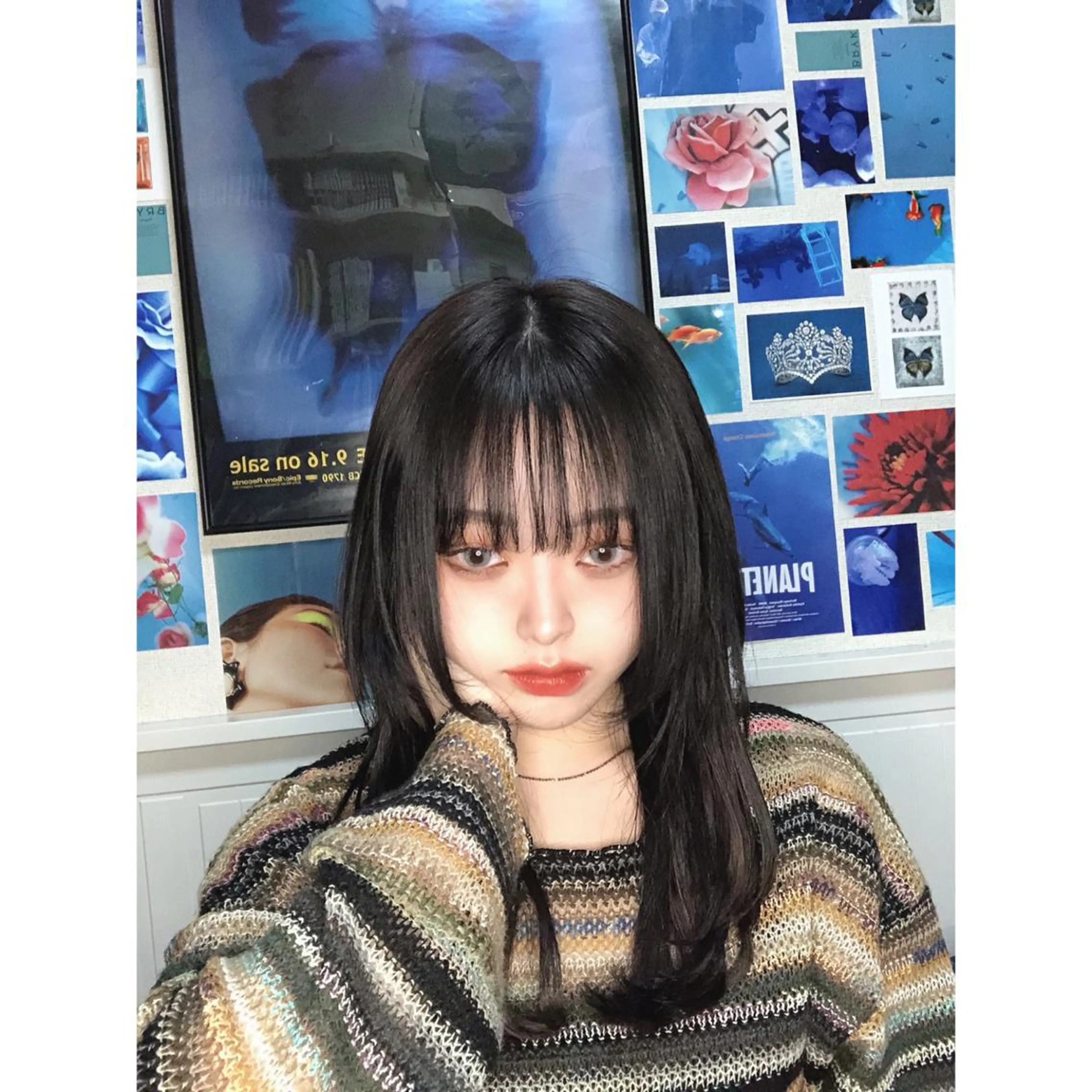 ミディアム カラー 佐藤 純生のヘアスタイル