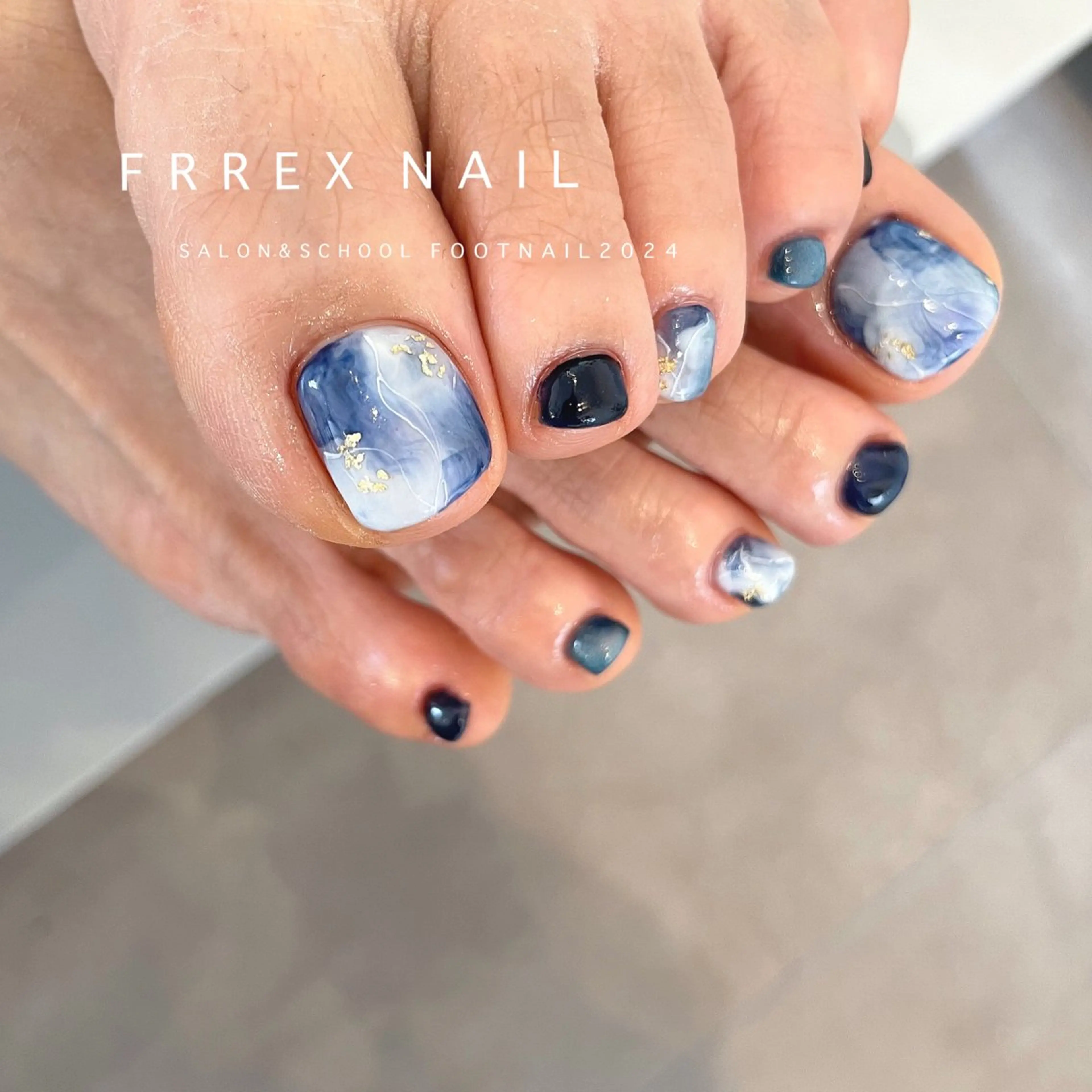 ネイル フットネイル 夏ネイル フットネイル Freex nail所属・freex nail /ニュアンス/個性派のネイルデザイン