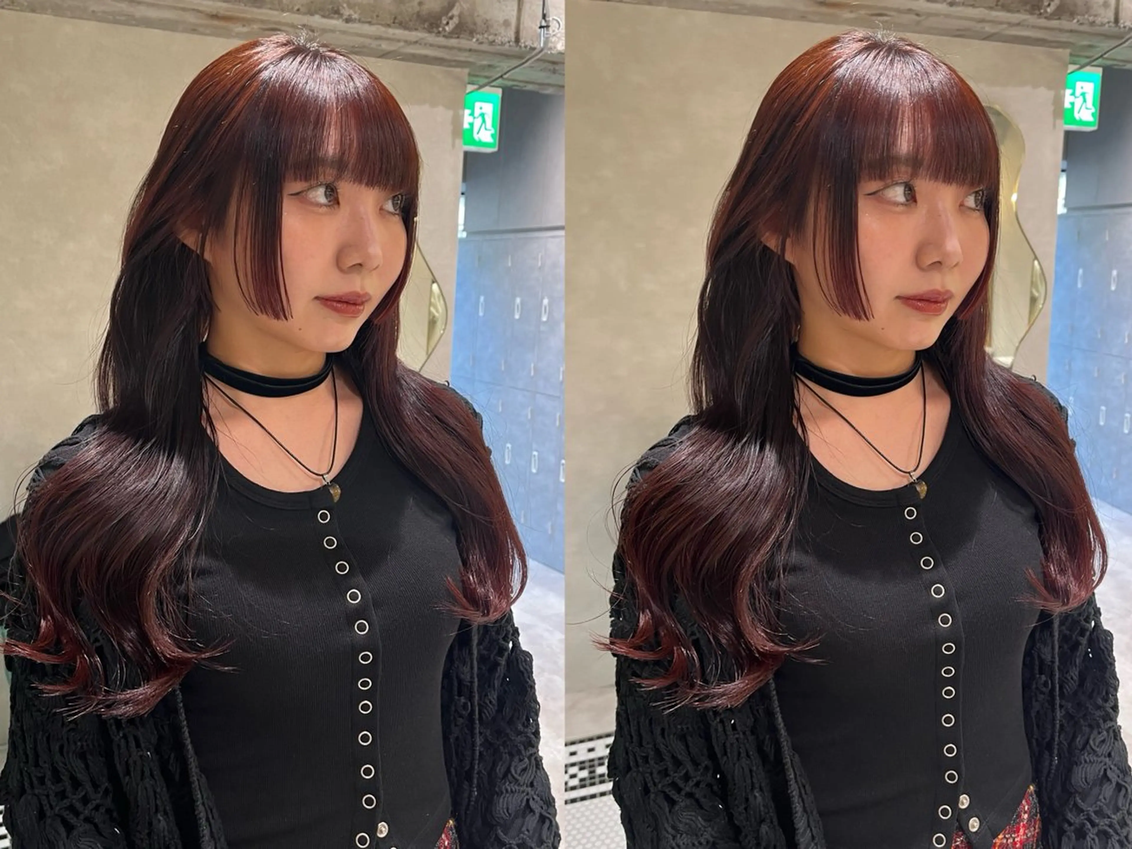 セミロング カラー ヘアカラー 海外girl🤎 透明感ベージュmaoのヘアスタイル