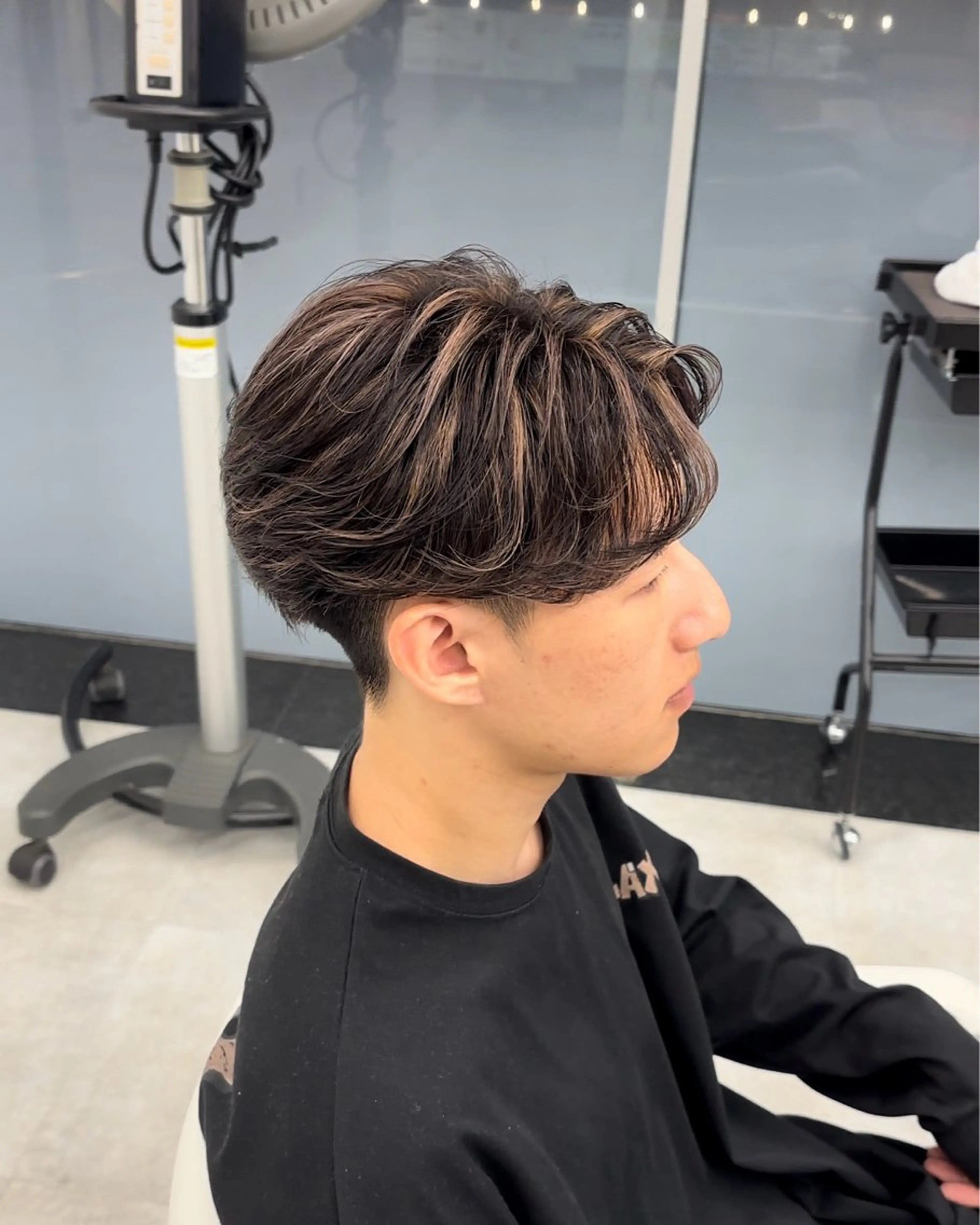 ショート カラー メンズ 森龍馬 メンズ専門美容師のヘアスタイル