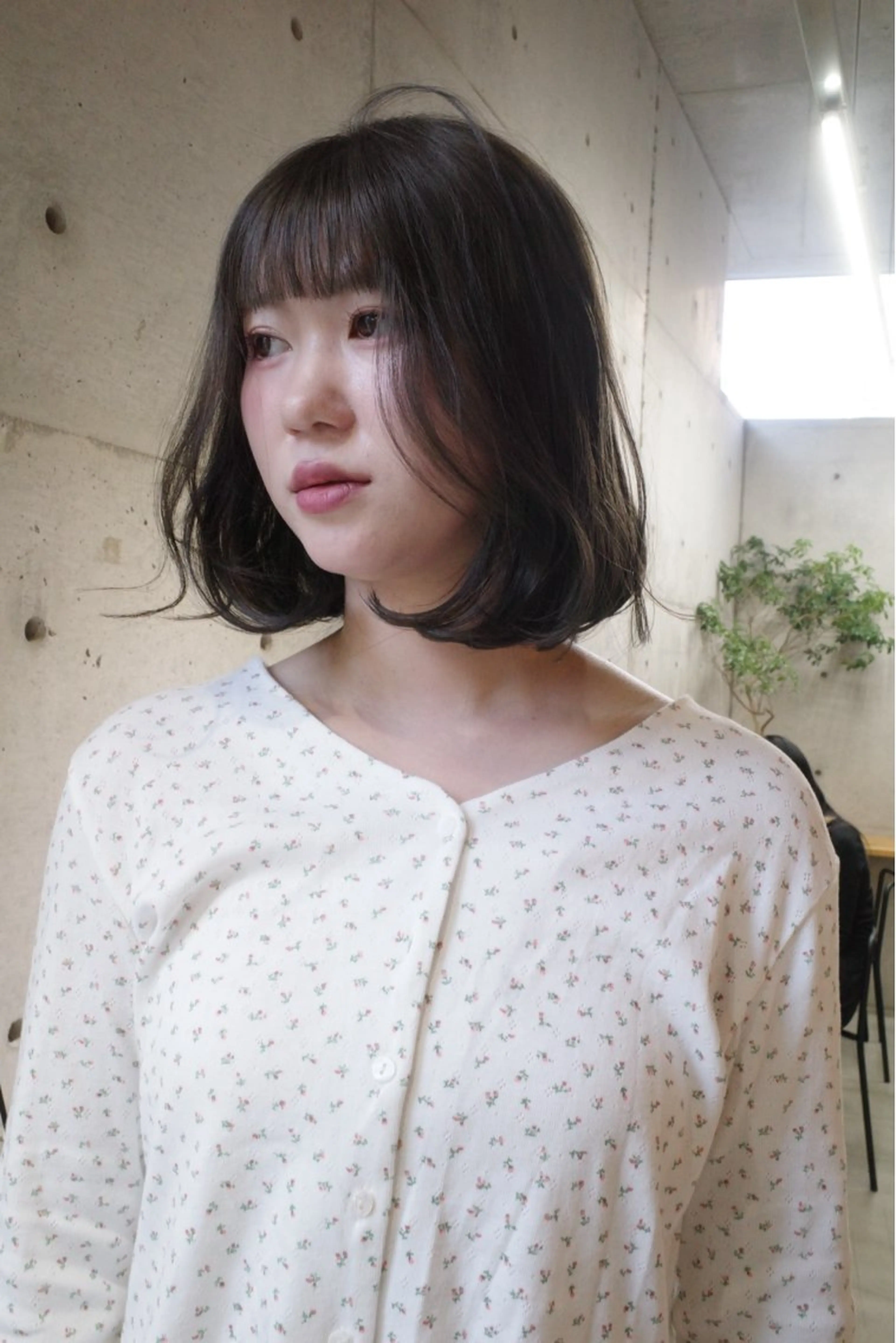 ミディアム ヘアカラー トリートメント son hair所属・葉 /レイヤーカットのヘアスタイル