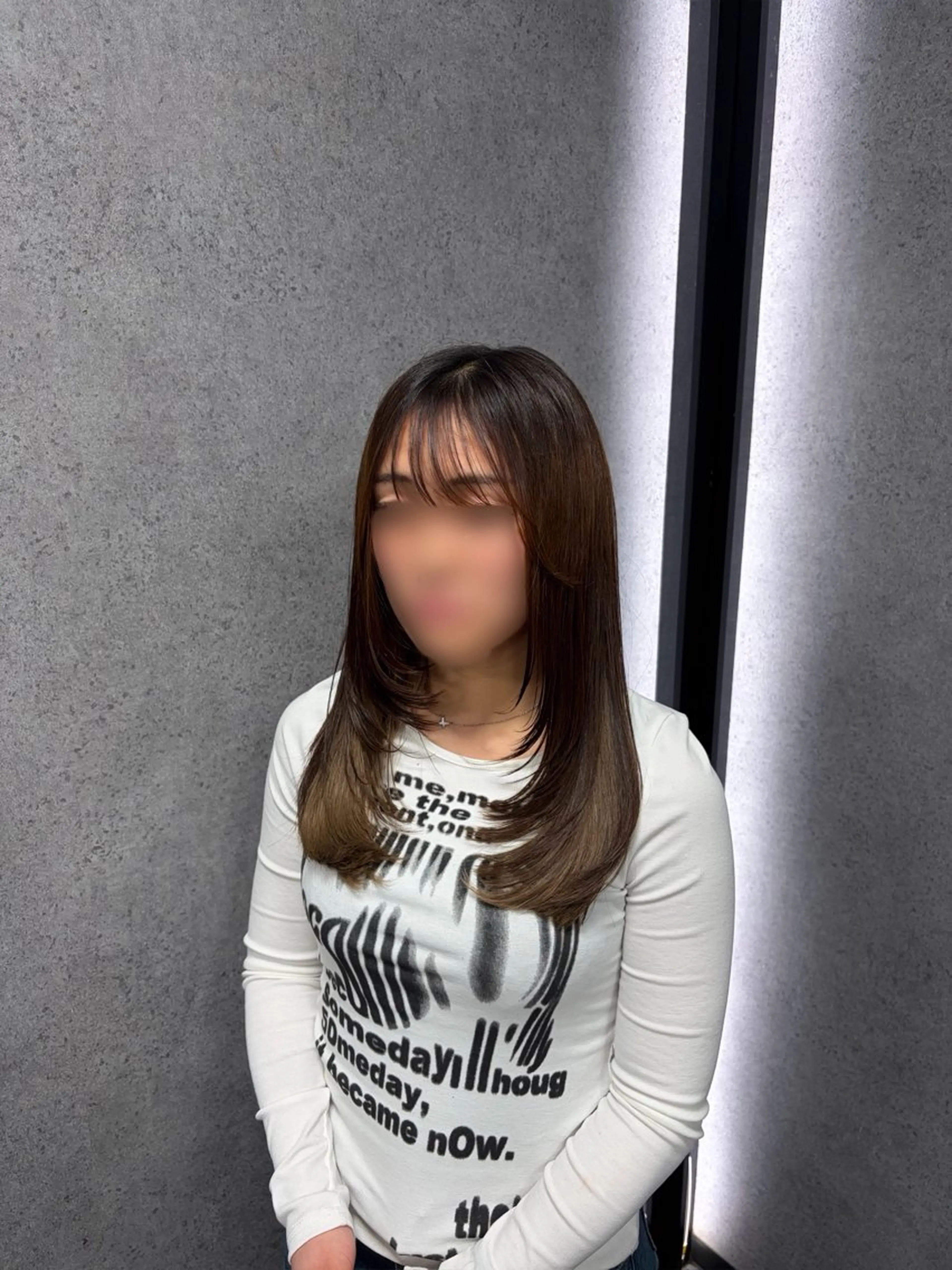 セミロング 窪田 琉空のヘアスタイル