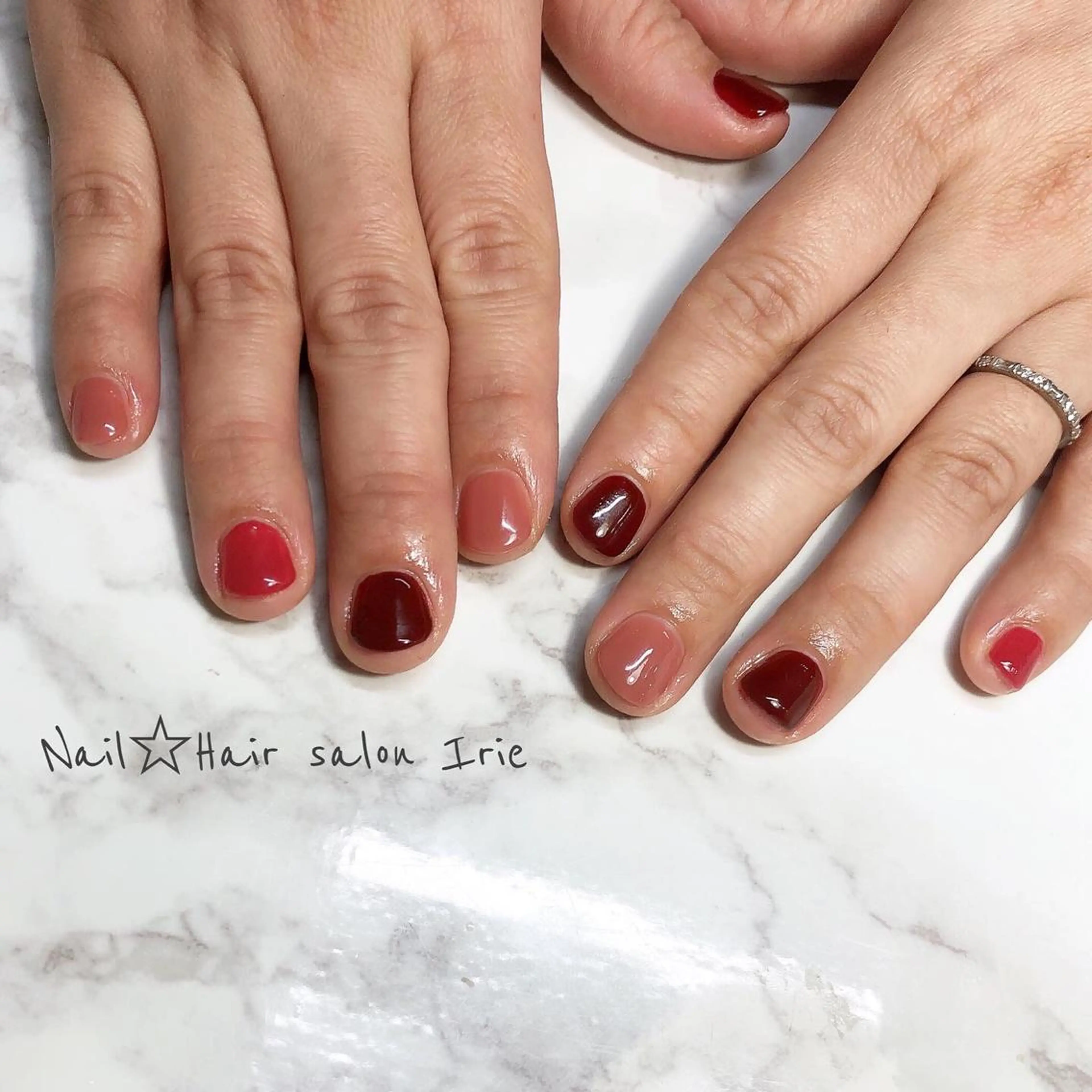 ネイル ハンドネイル ハンドケア Hair salon Irie所属・與儀 知佳のネイルデザイン