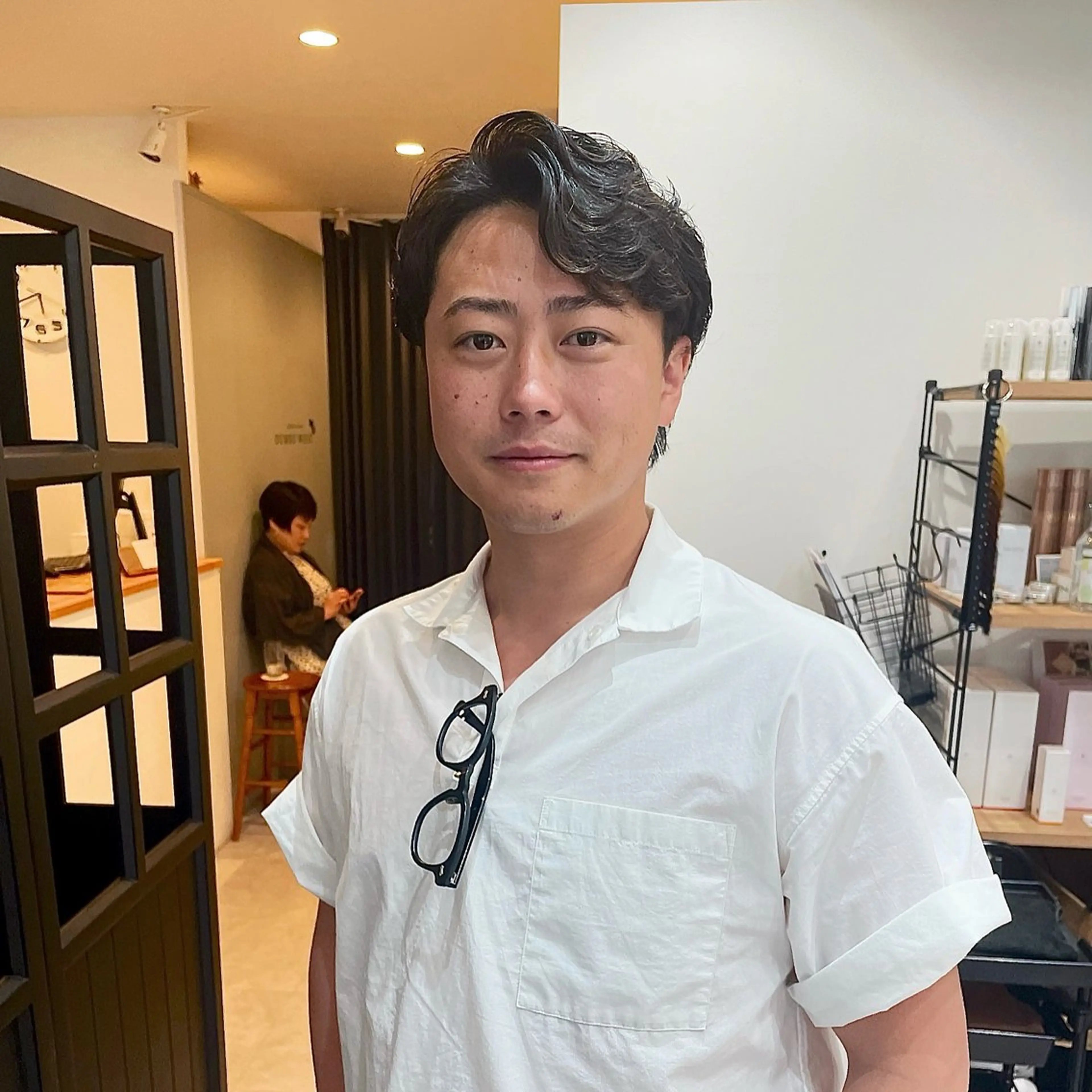 ショート パーマ メンズ ビジネス メンズパーマ カット パーマ 堀江将太朗/恵比寿/ メンズカットのヘアスタイル