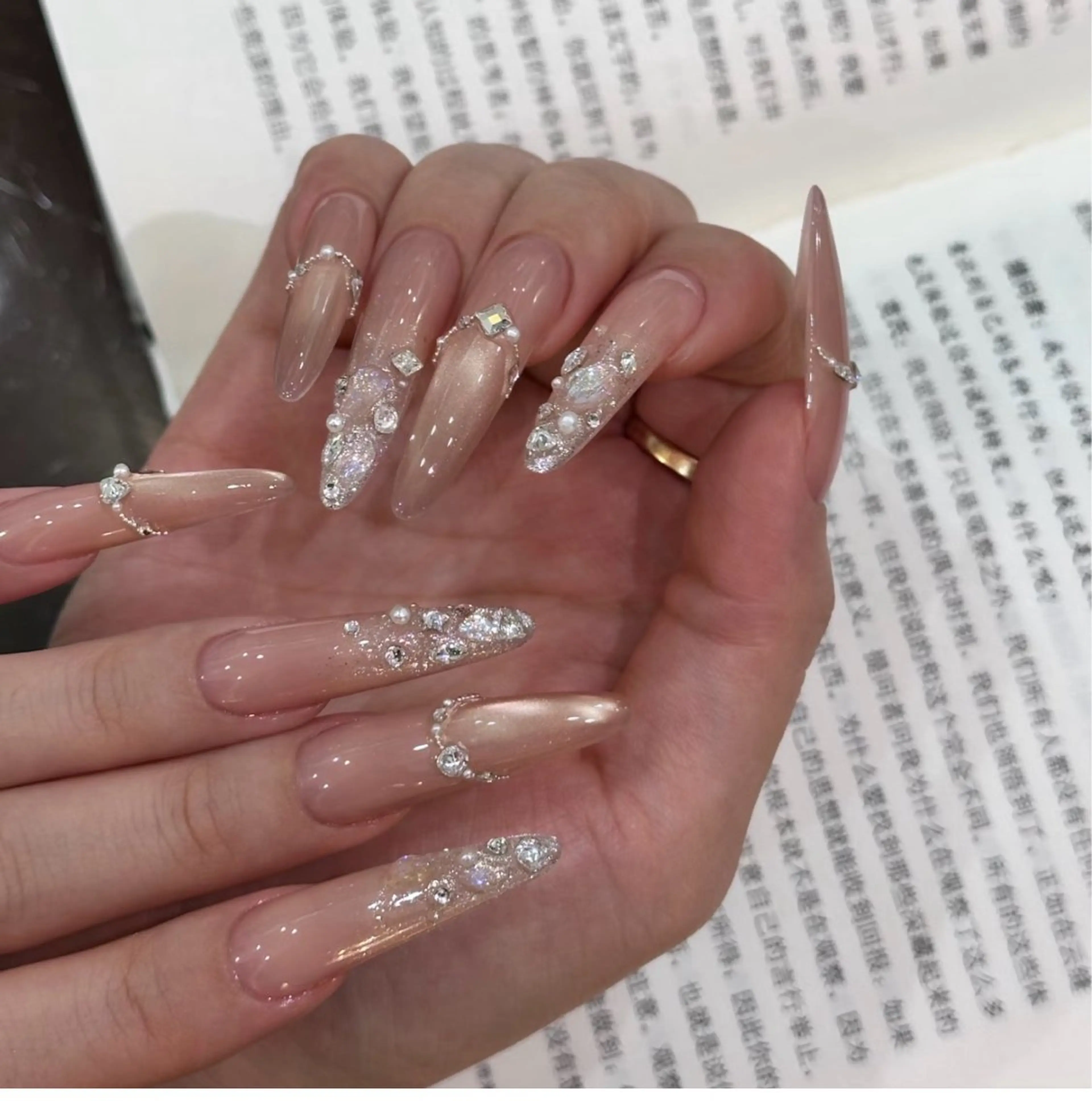 ネイル ハンドネイル 長さだし専門店 M2　rikaのネイルデザイン