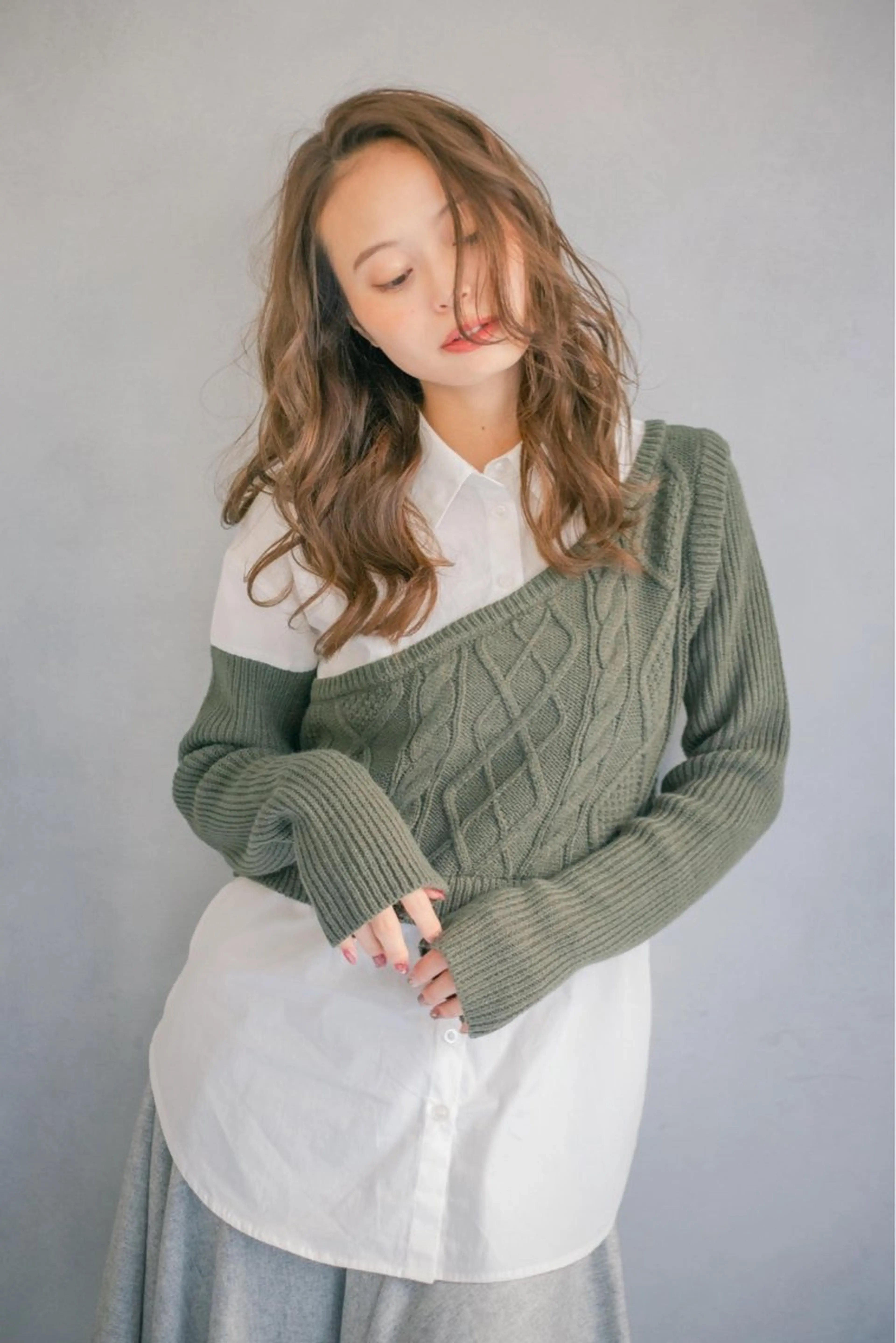 ロング パーマ stylist/ボブ ことの/韓国レイヤーのヘアスタイル