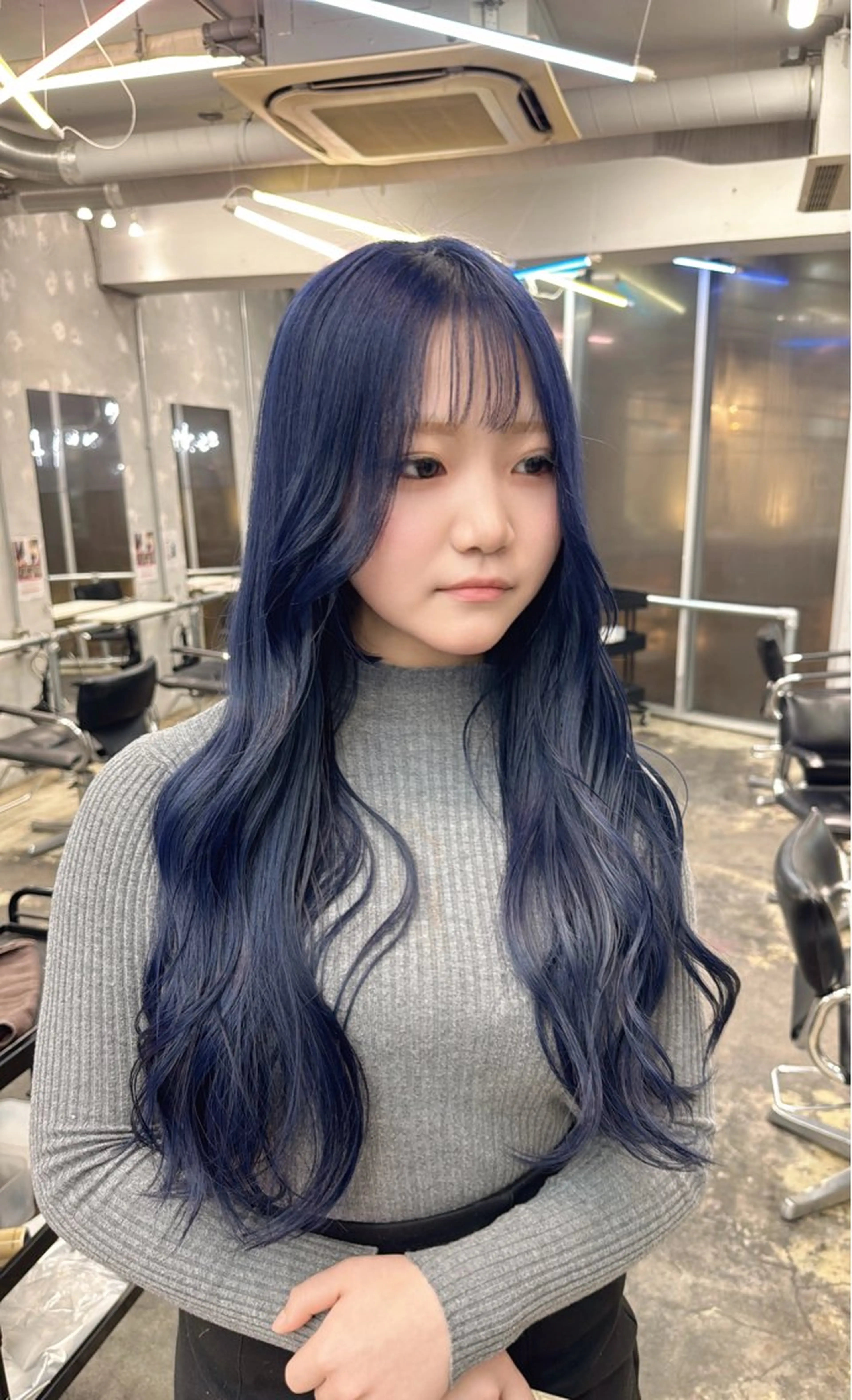 ロング カラー カット ヘアカラー トリートメント ザクザクレイヤー 🍀/ブリーチ/小田のヘアスタイル