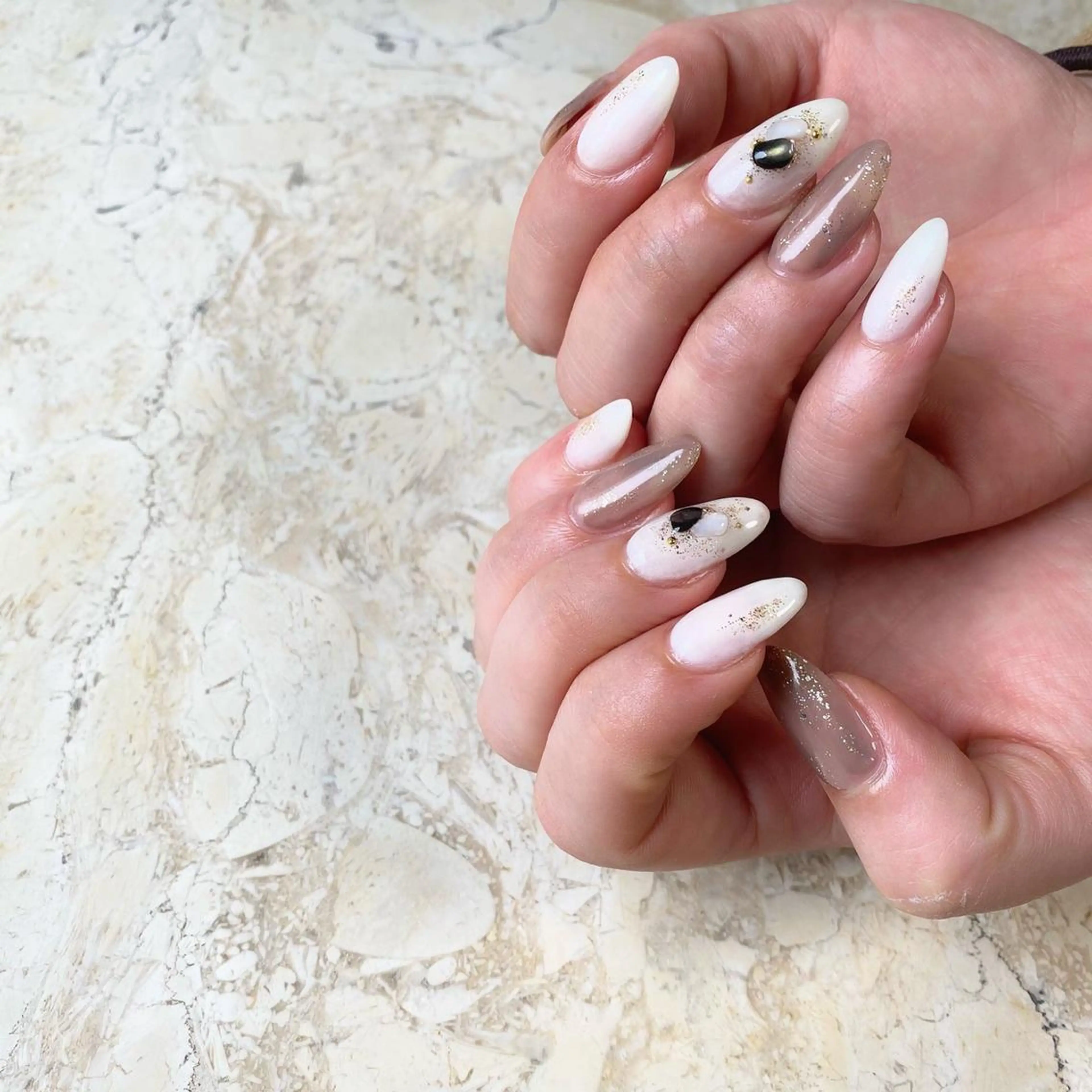 ネイル ニュアンスネイル ハンドネイル フットネイル nail salon mieux(ミュー)のネイルデザイン