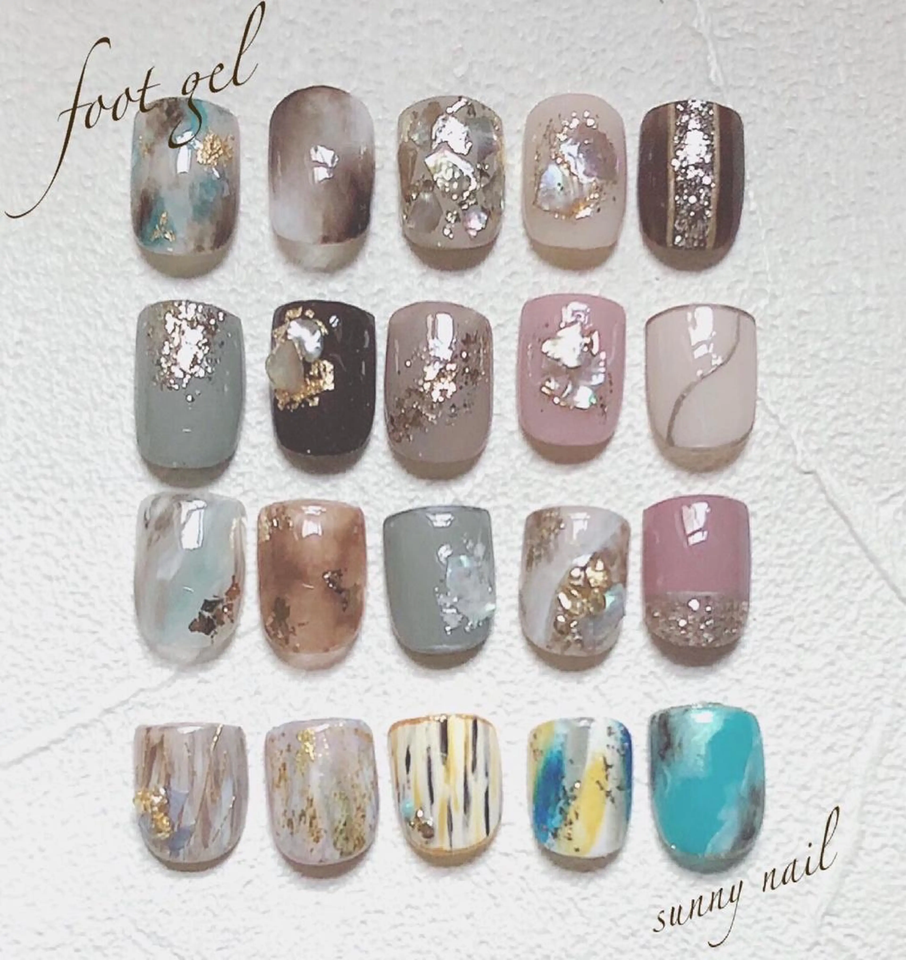ネイル フットネイル sunny nailのネイルデザイン