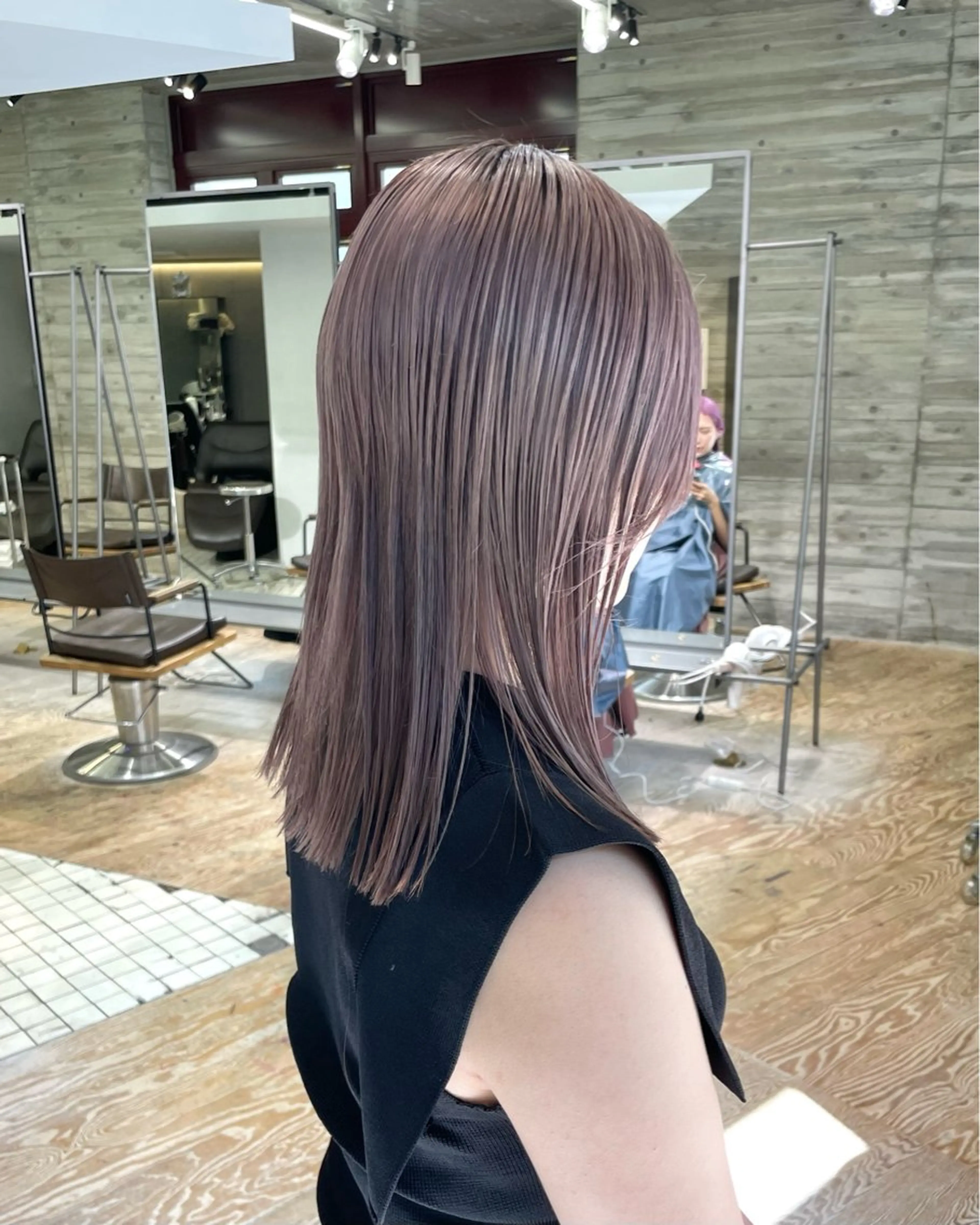 ∬人気メニュー∬透明感カラー+3step内部補修トリートメントの写真