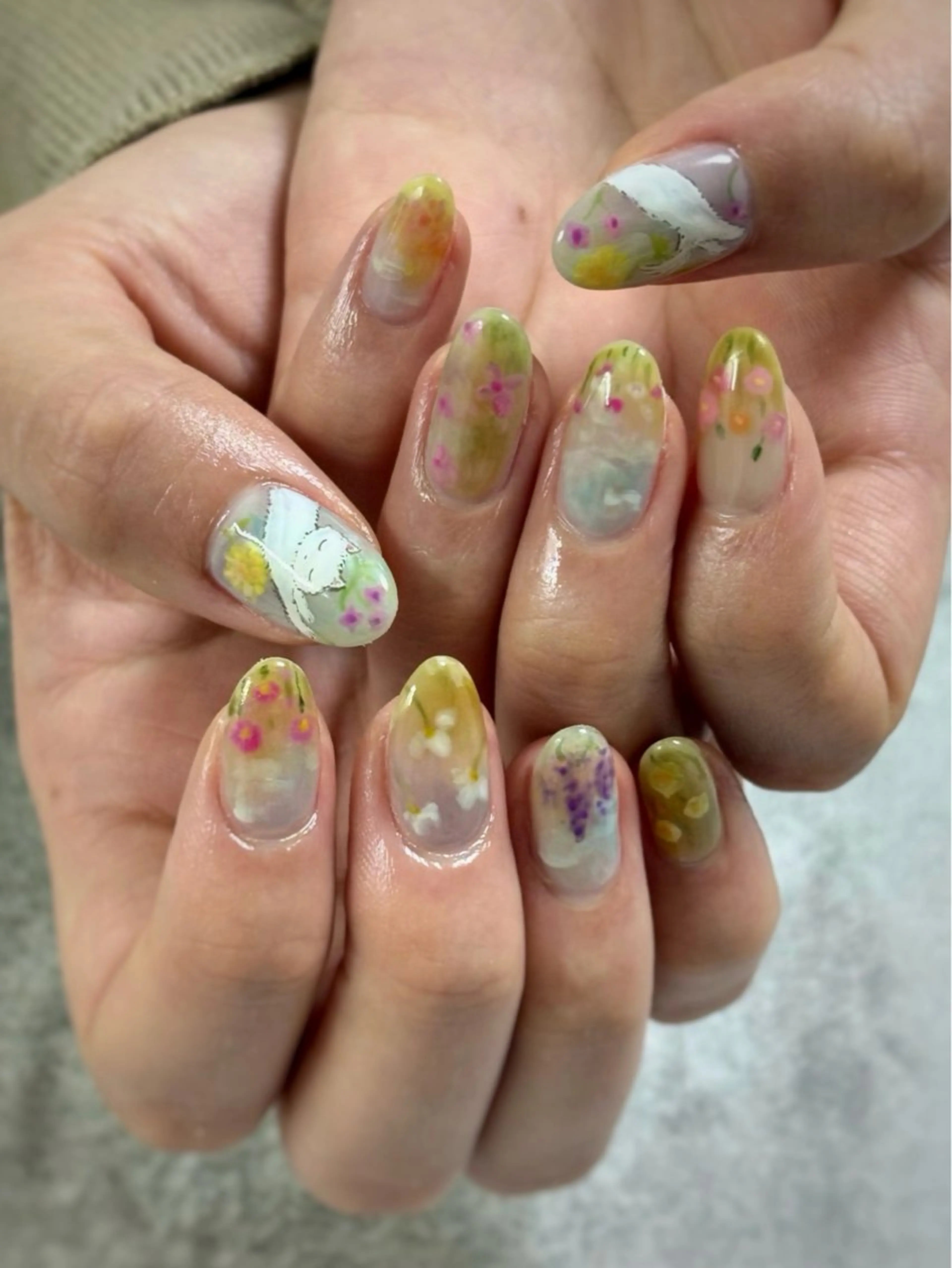 ネイル ハンドネイル FIORITURA Maikoのネイルデザイン