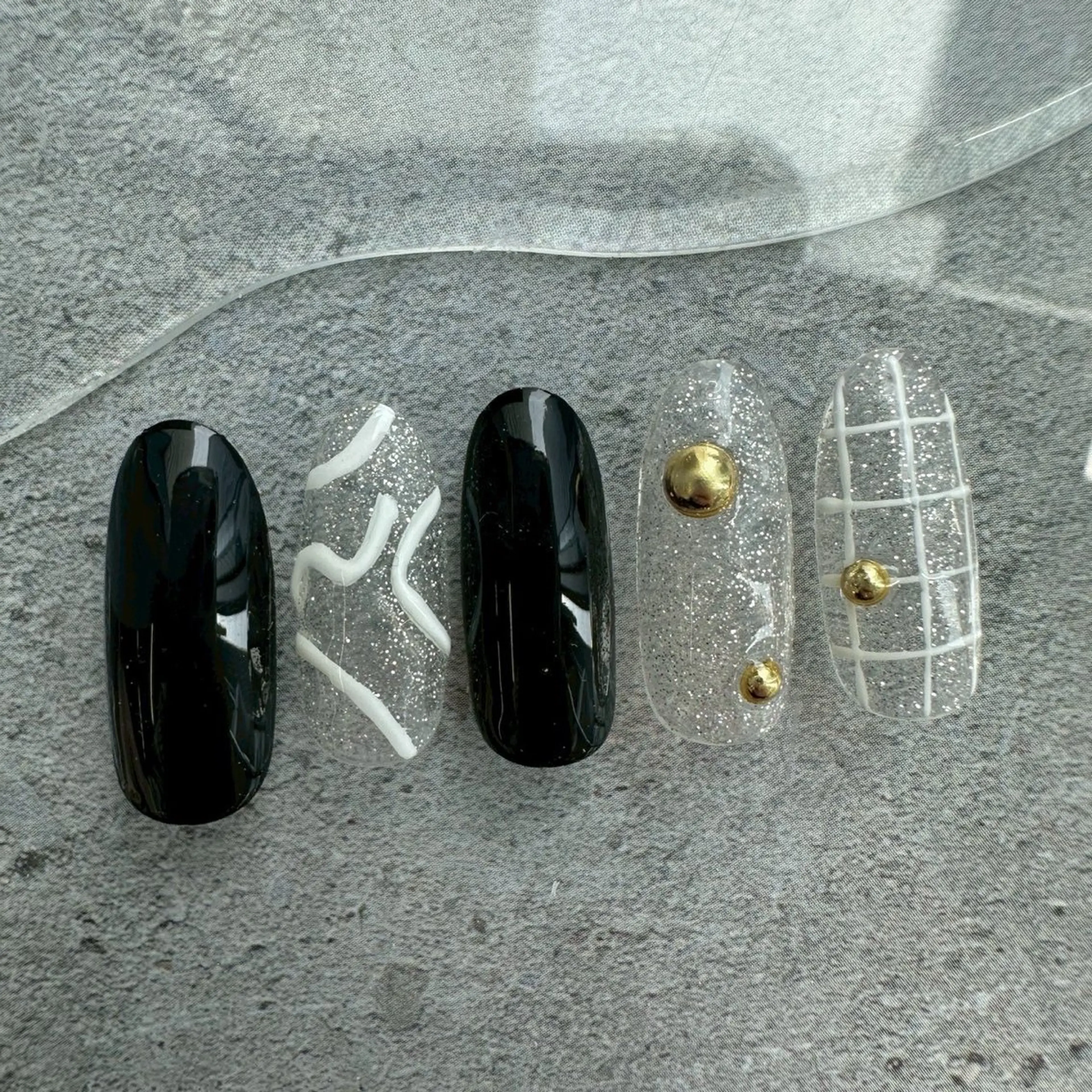 ネイル ⭐︎休業中の練習⭐︎ JNA認定講師髙橋のネイルデザイン