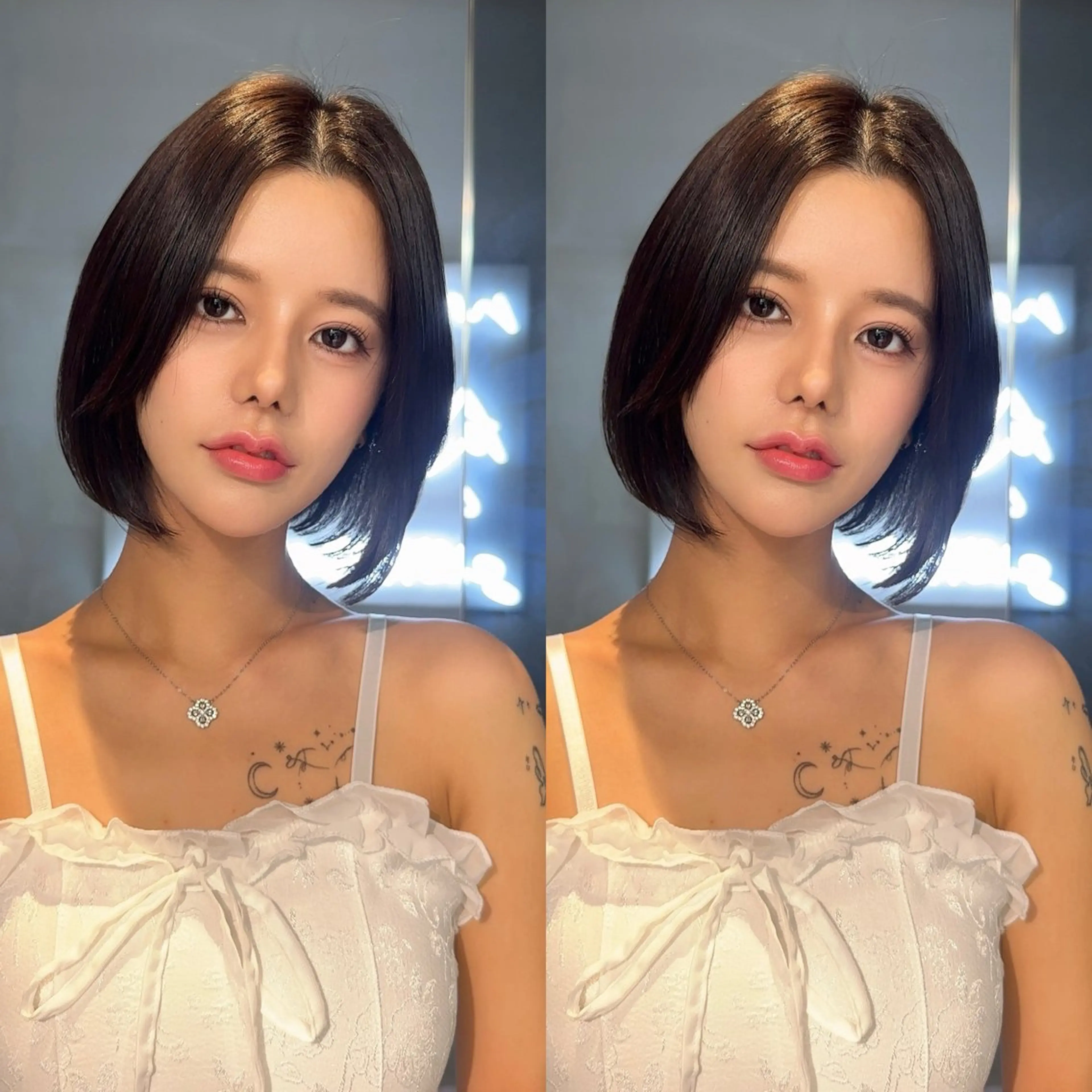 ミディアム カラー カット ヘアカラー 縮毛矯正 トリートメント ✨髪質改善特化✨副 店長椎葉信乃介のヘアスタイル