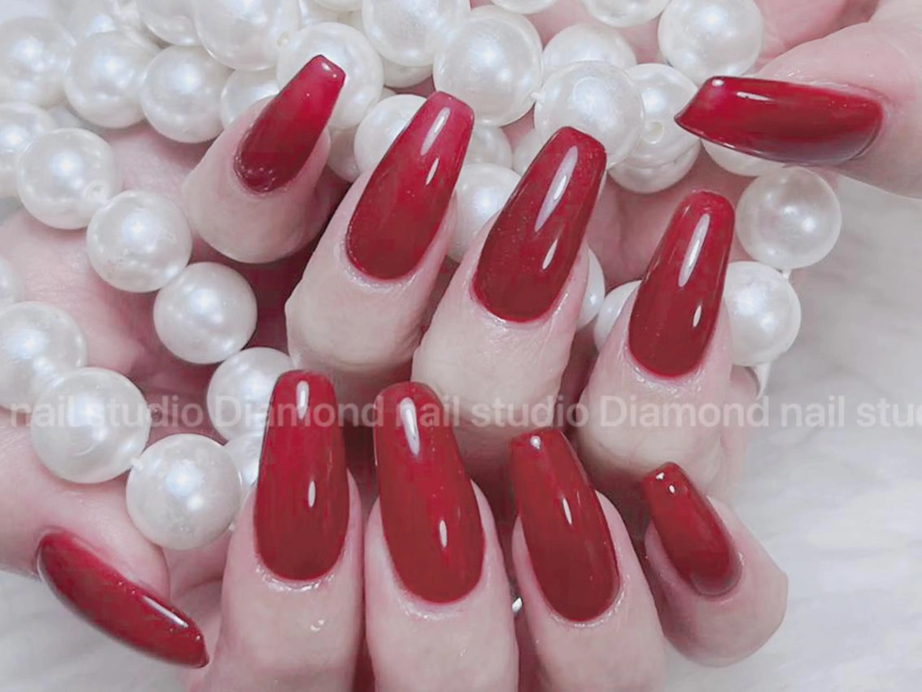 ネイル ハンドネイル DIAMOND Nail🍒のネイルデザイン