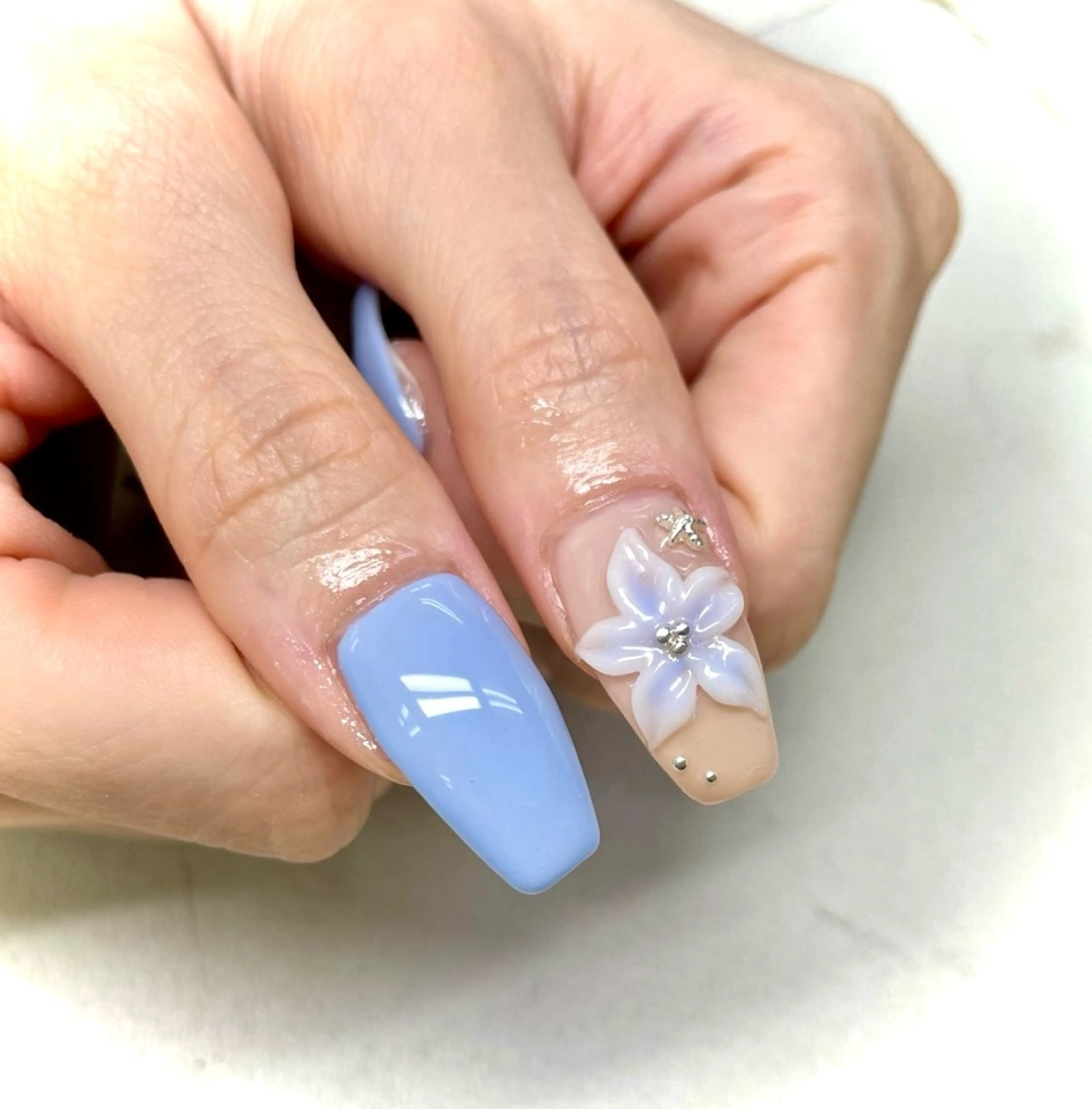 ネイル ハンドネイル Bianca🎀 ONODERAのネイルデザイン