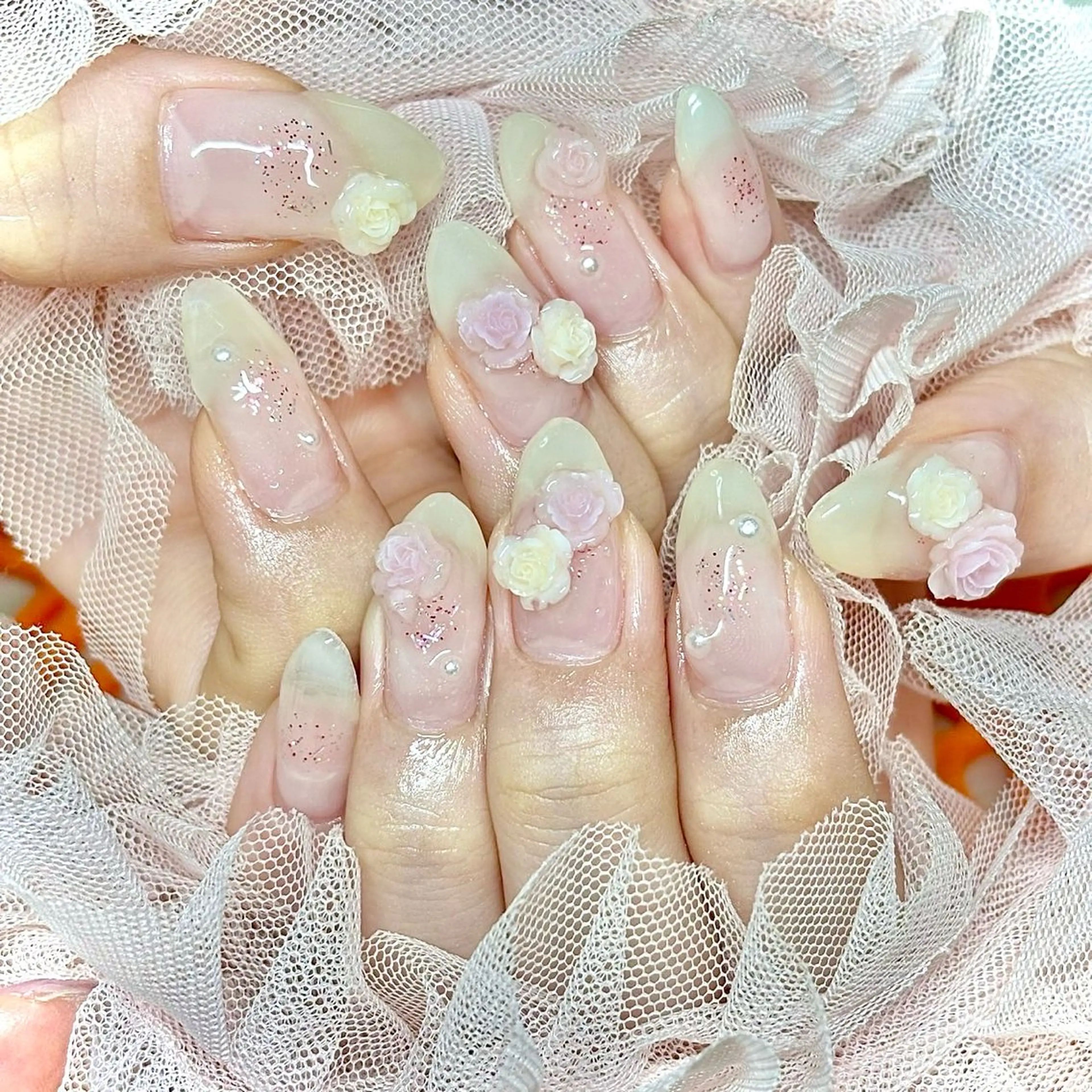 ネイル 韓国ネイル 夏ネイル ワンホンネイル miminon 自宅ネイルサロンのネイルデザイン