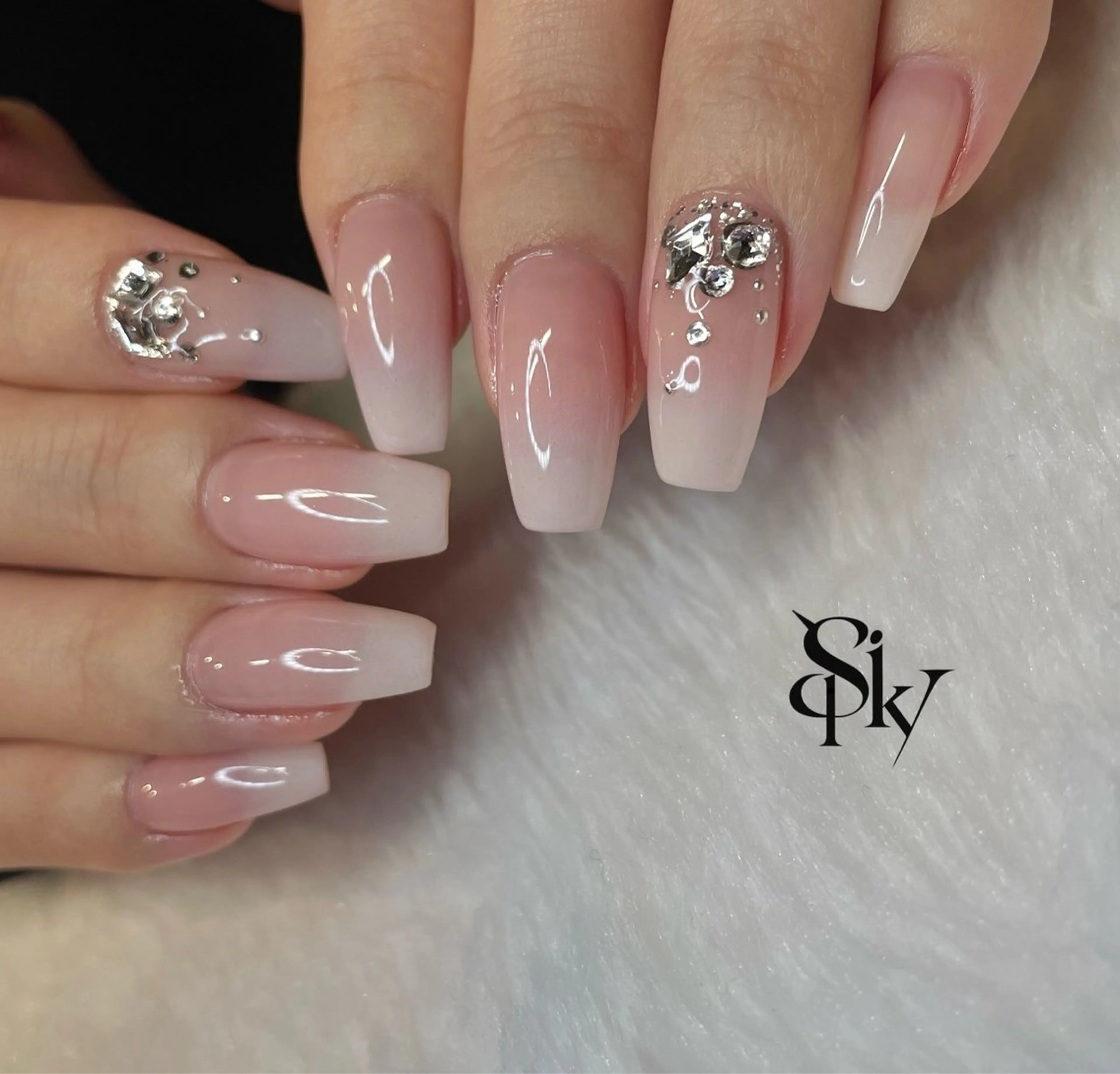 ネイル ハンドネイル Spiky とうげ ふうかのネイルデザイン