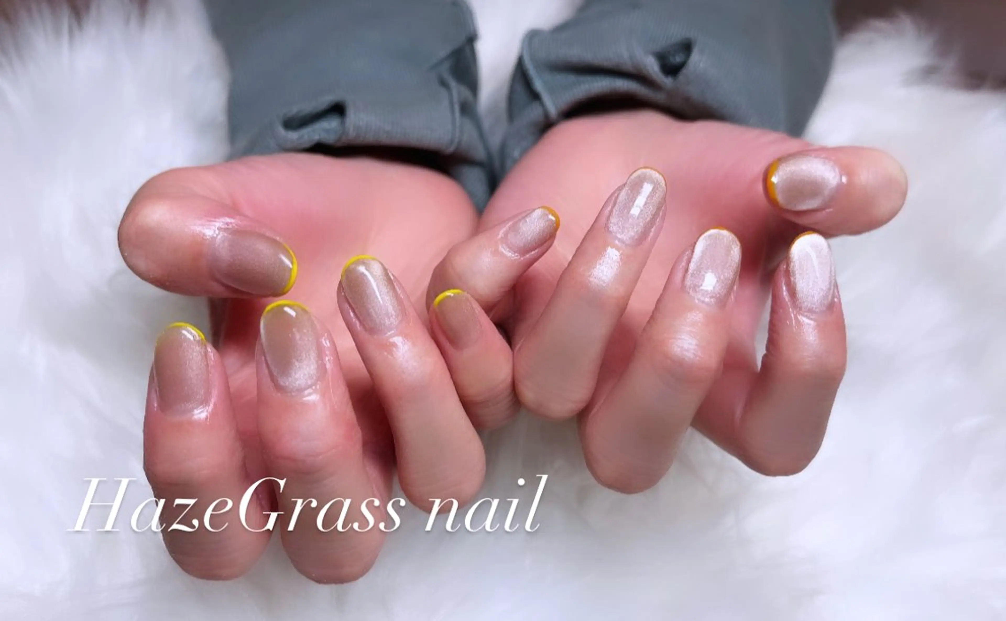 ネイル マグネットネイル ハンドネイル HazeGrass NAILのネイルデザイン