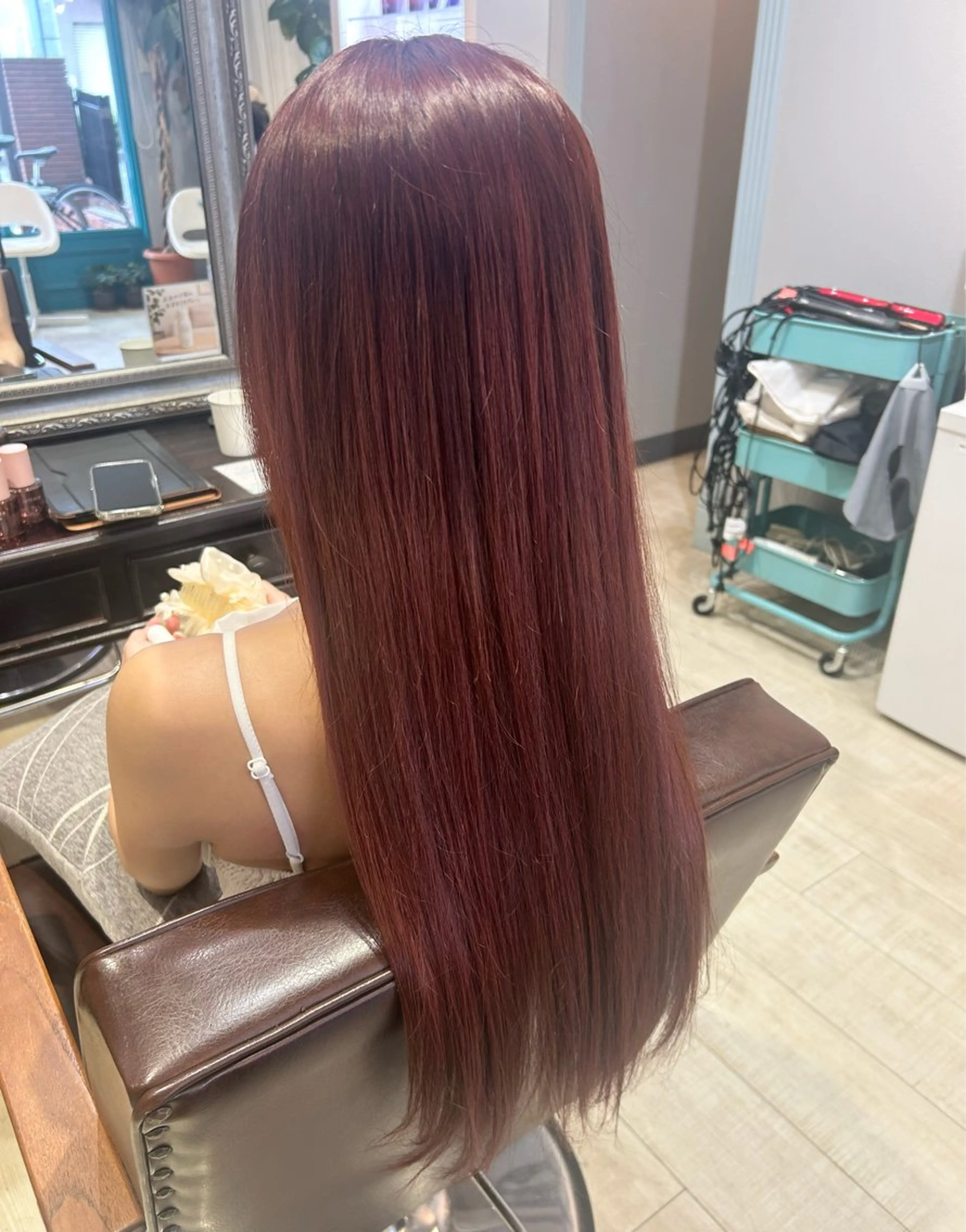 ロング トリートメント ヘアカラー 暖色カラー｜艶髪｜ 🥨AIKA🥨のヘアスタイル