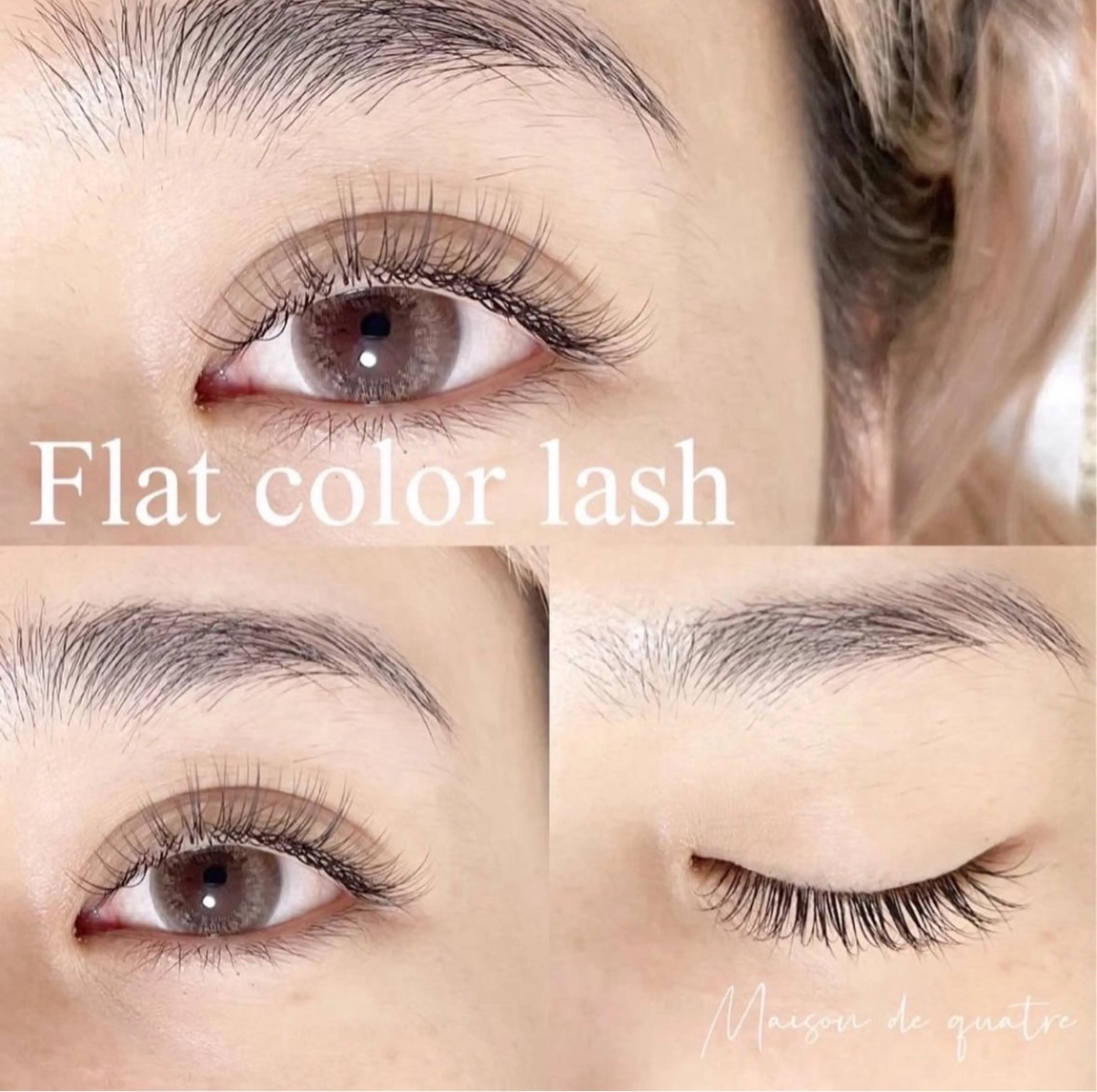 マツエク・マツパ フラットラッシュ マツエク・マツパ FUKUMOTOのマツエク・マツパデザイン