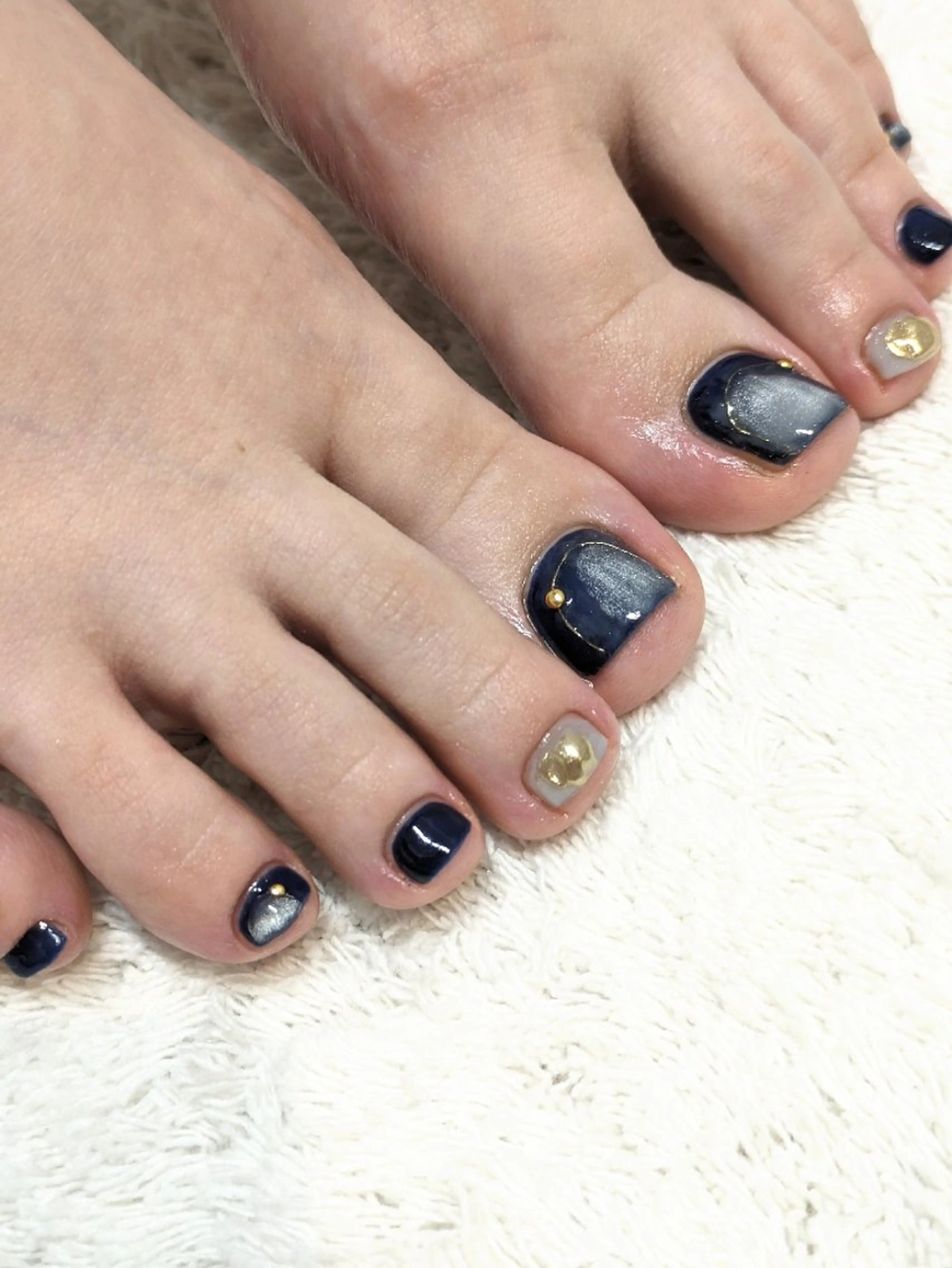 ネイル フットネイル フットネイル 會田 瑠衣のネイルデザイン