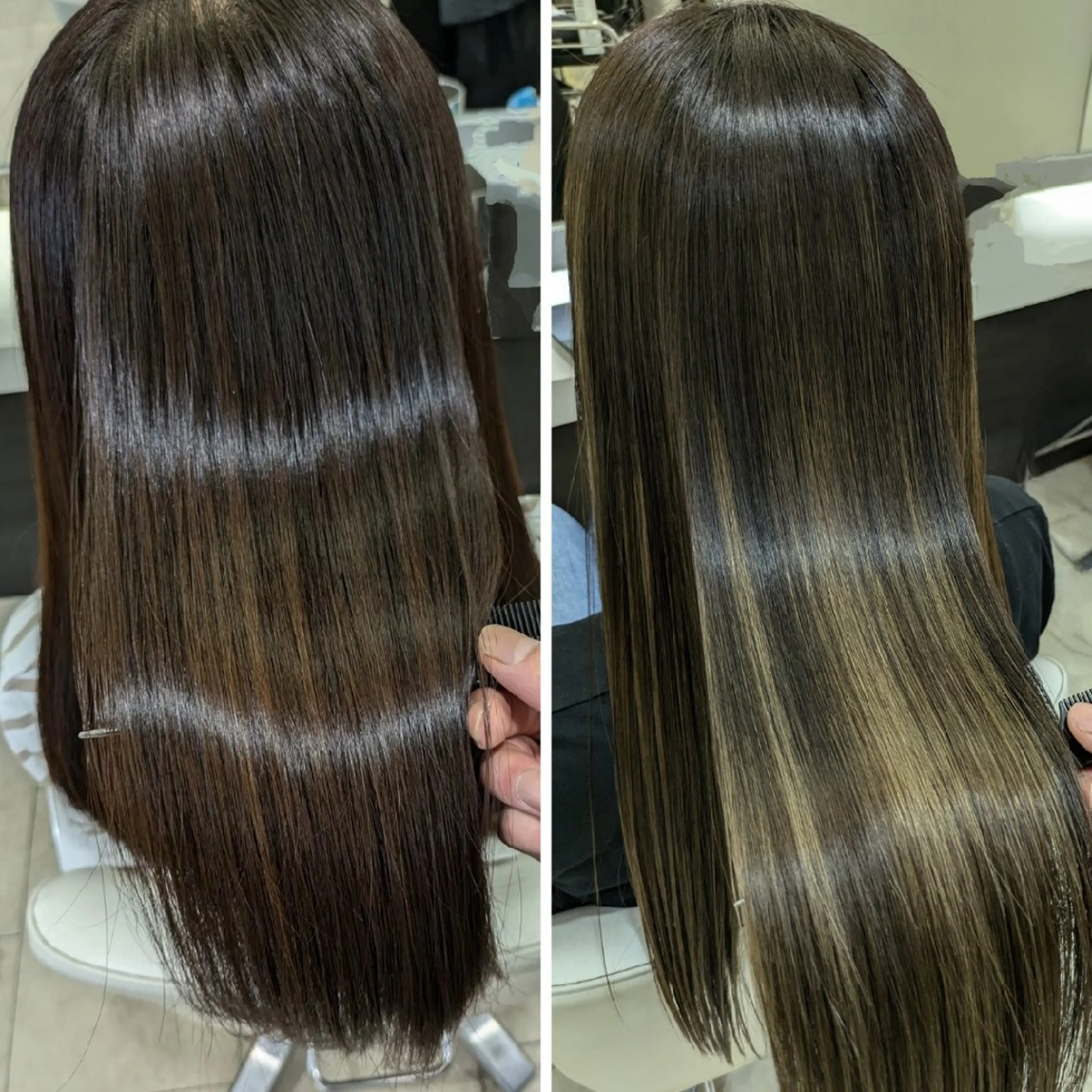 ロング カラー ✨METEO導入店✨ 髪質改善×縮毛矯正のヘアスタイル