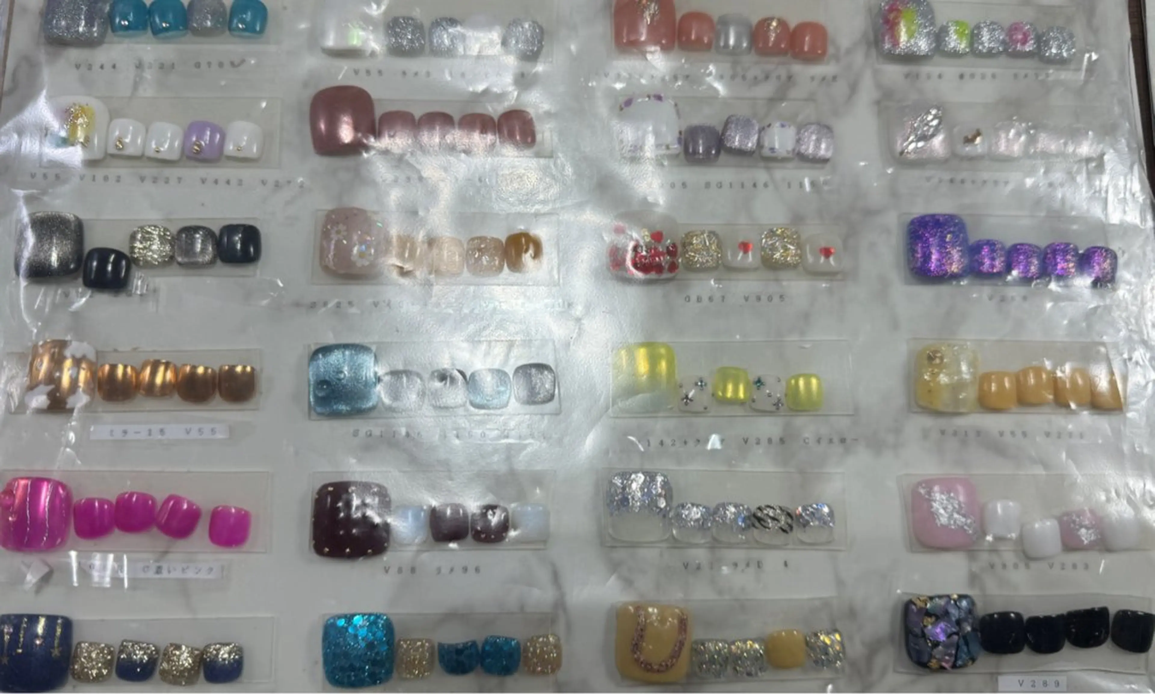 フットおしゃれ定額ネイル❣️オフなしの写真