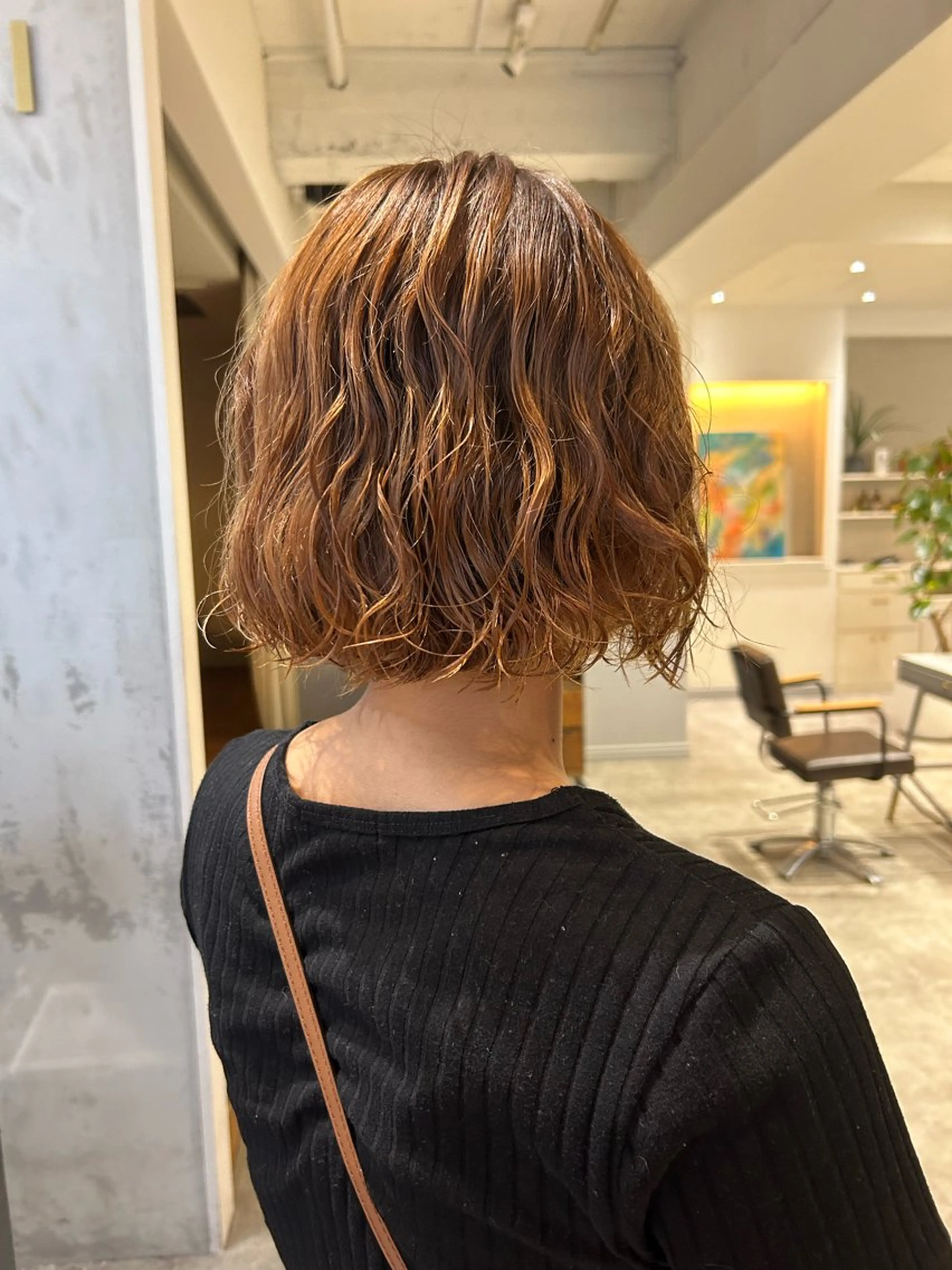 ミディアム パーマ sliver renのヘアスタイル