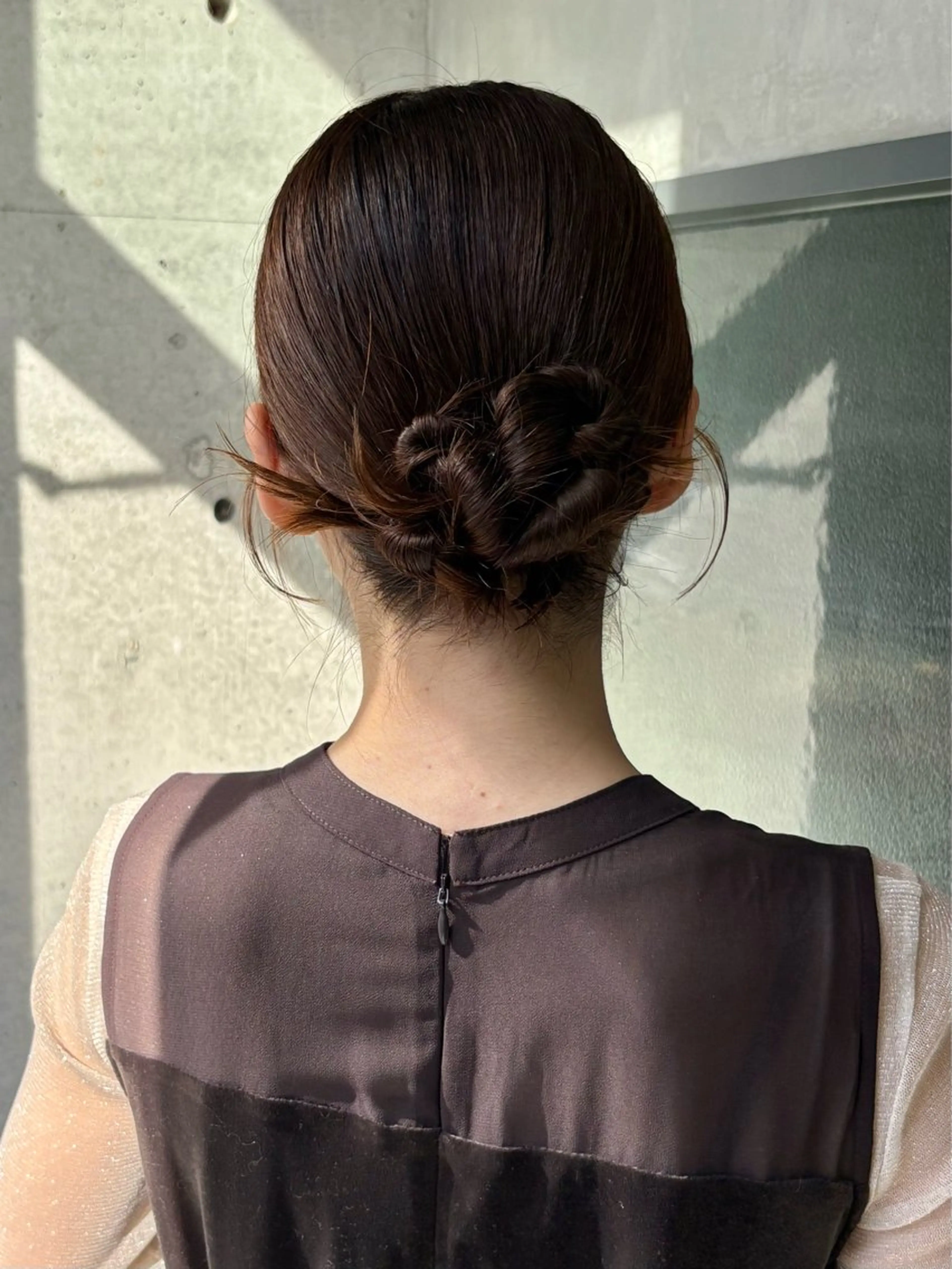 ミディアム カラー ヘアアレンジ レイヤー/柔色 カラー/SAkiのヘアスタイル