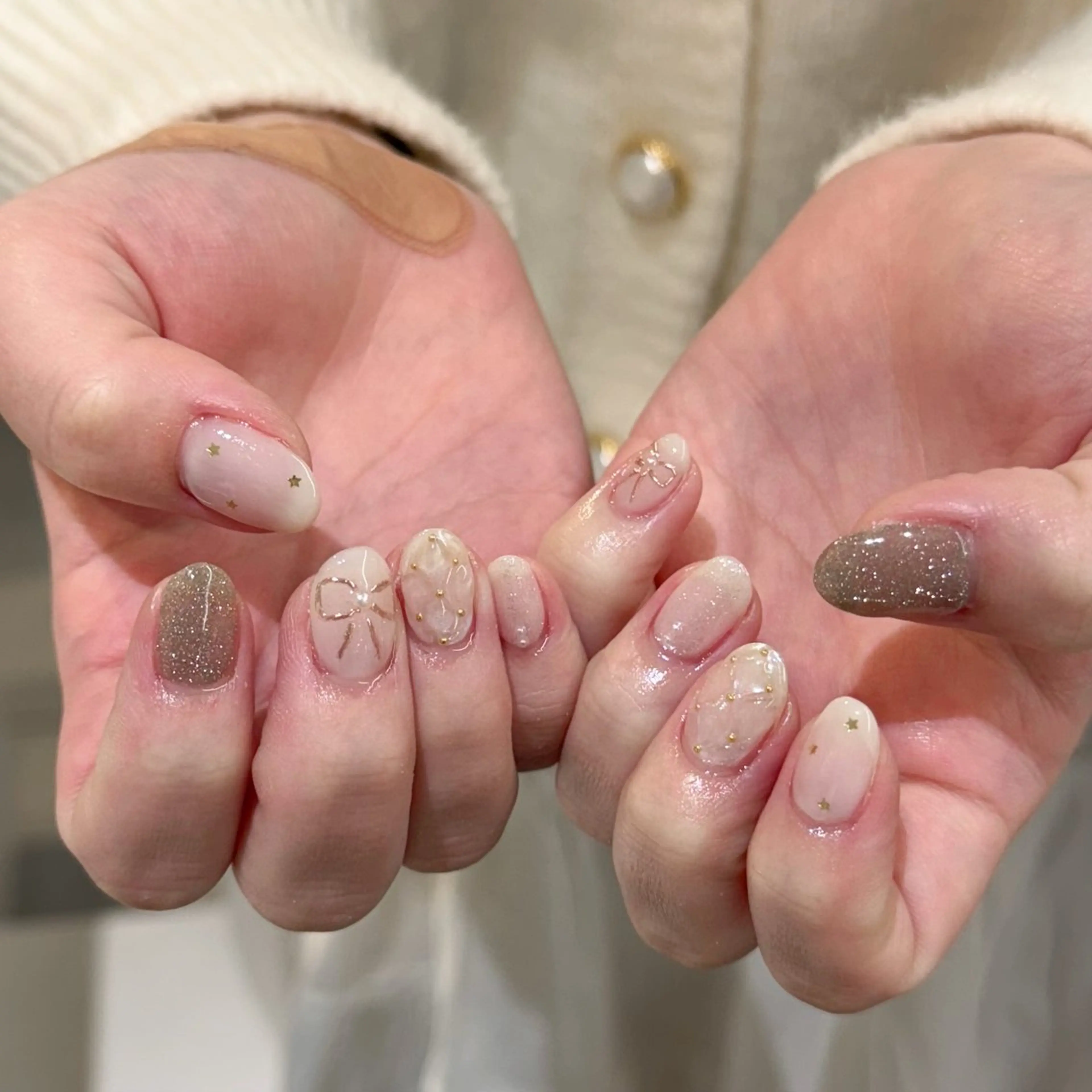 ネイル ハンドネイル ハンドケア Chizuru ☾ ໋のネイルデザイン