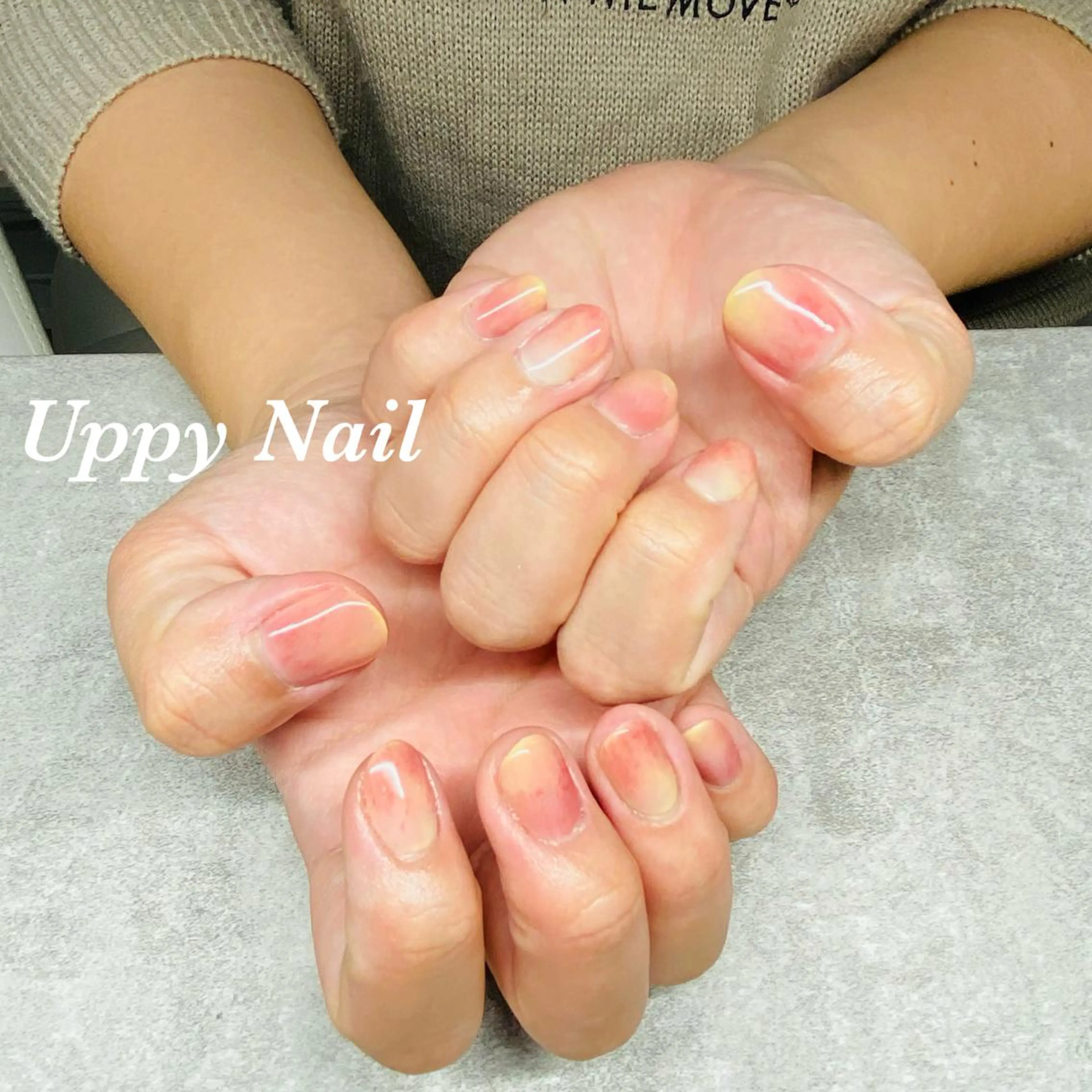 ネイル ニュアンスネイル ハンドネイル Uppy Nail ukyoのネイルデザイン