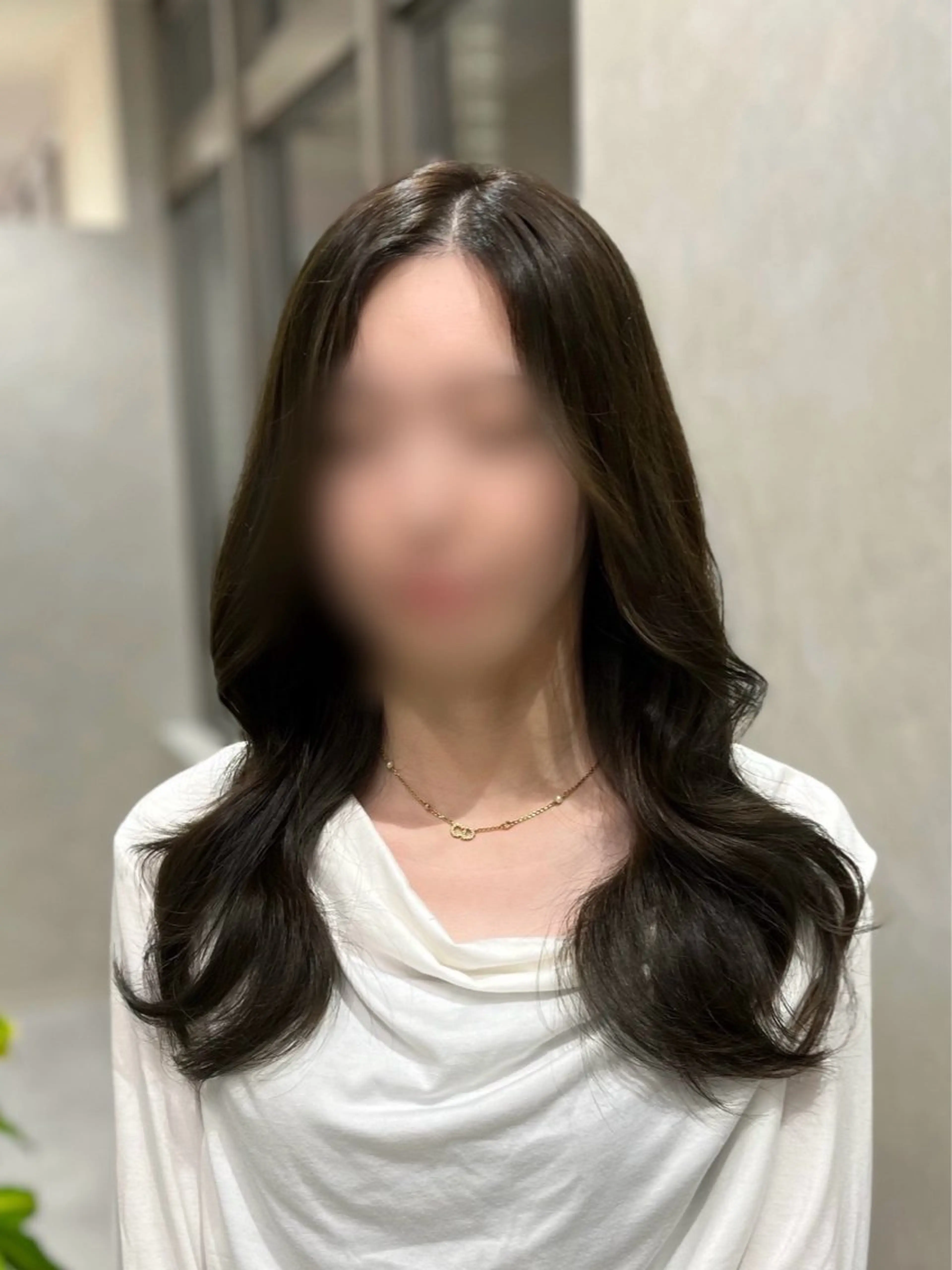 ロング ロングレイヤー 韓国風ヘア レイヤーカット ロング Eleanor枚方店 /梅木雄治のヘアスタイル