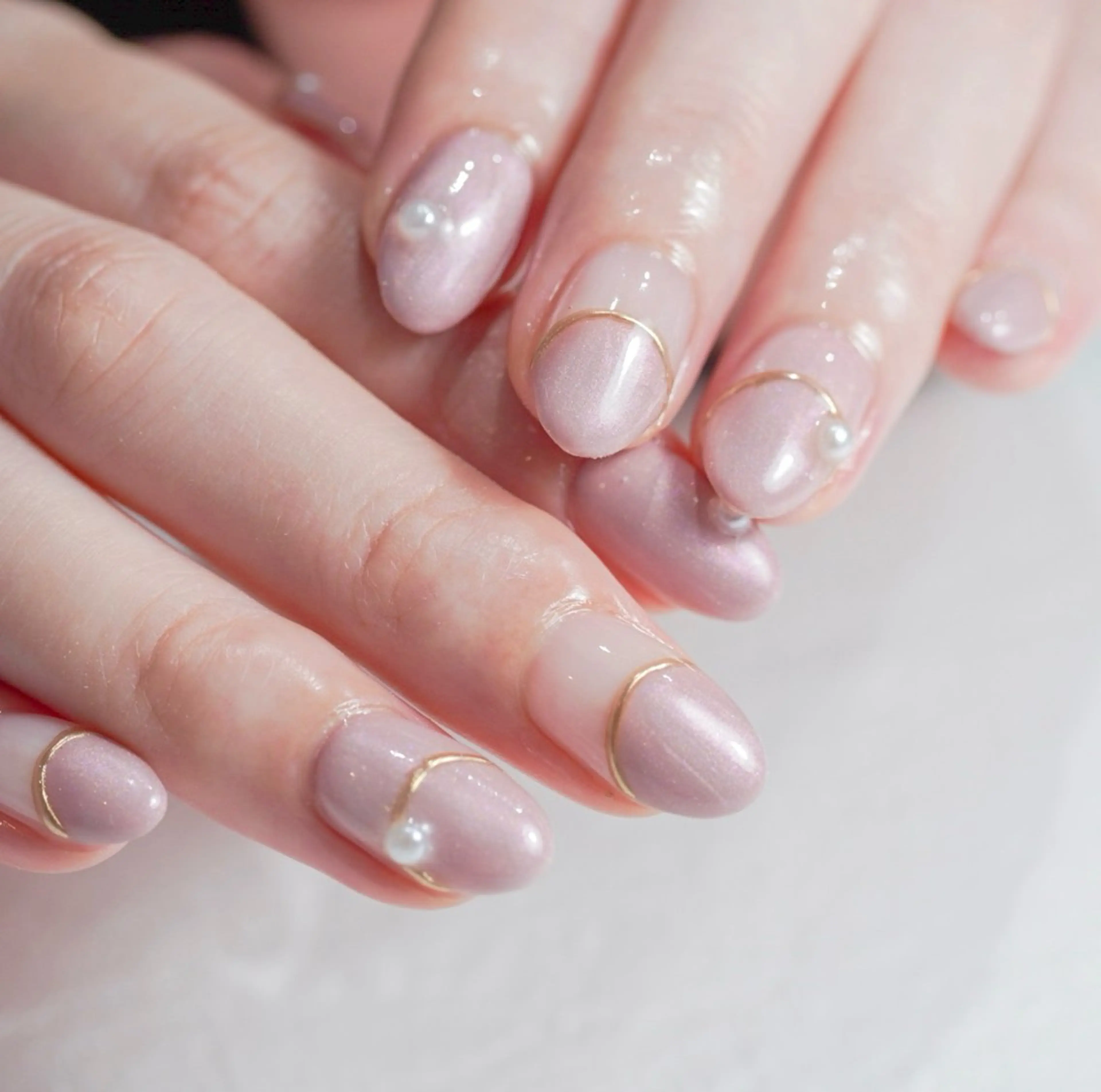 ミディアム ハンドネイル Re nail所属・Re nailのネイルデザイン
