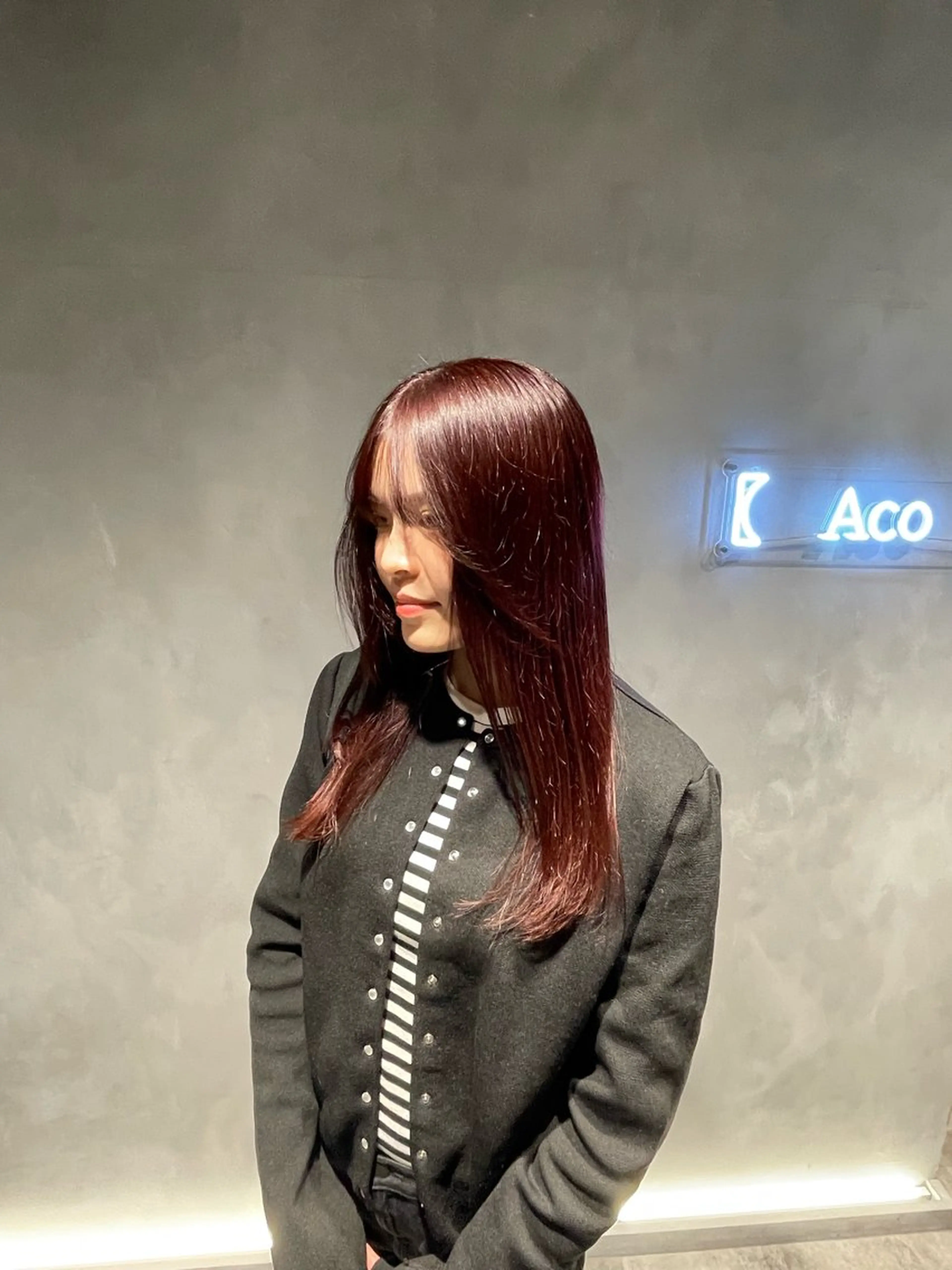 カラー ブリーチ 透明感カラー ブリーチなしカラー ヘアカラー トリートメント 暖色/ハイトーン/ カラー/HBLのヘアスタイル