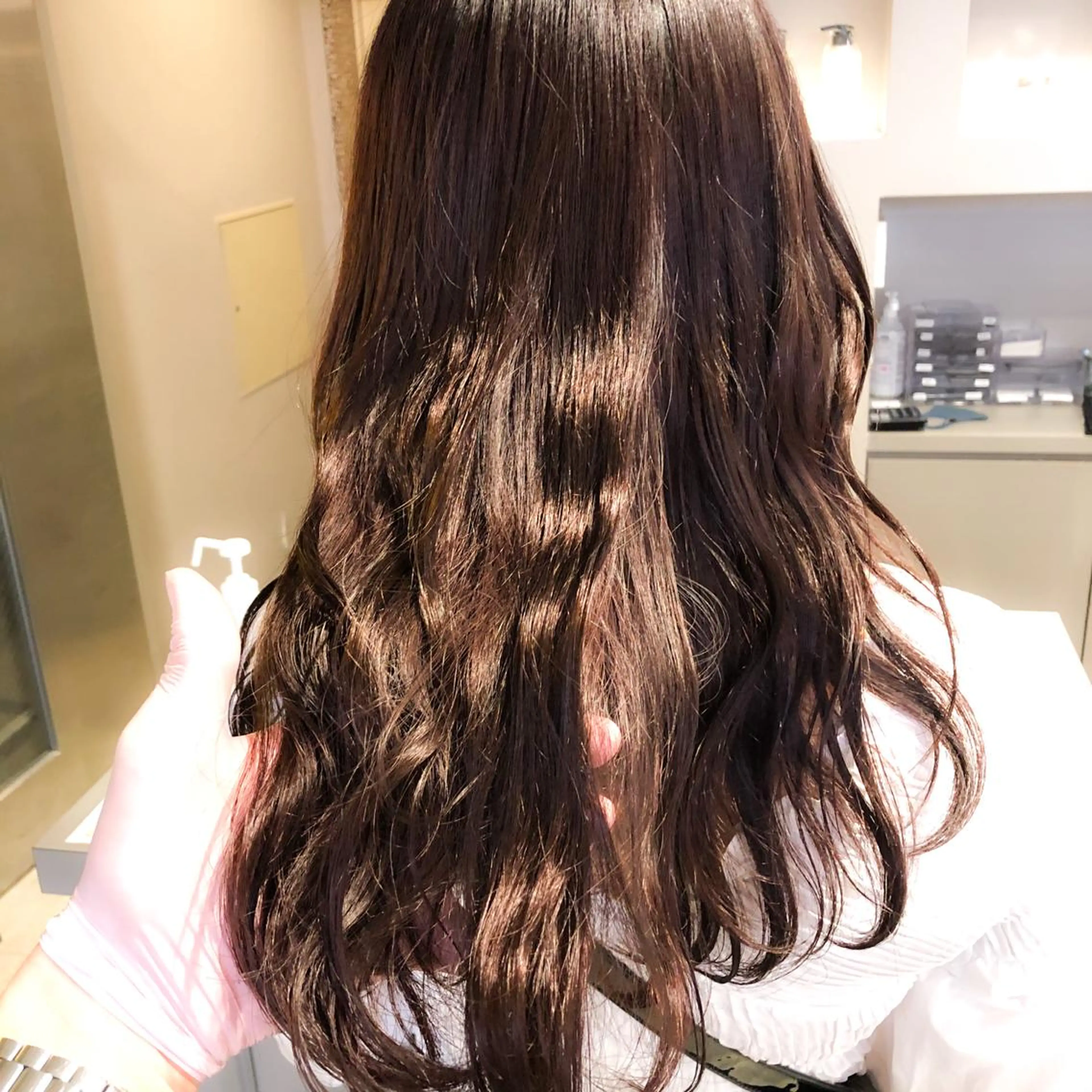 ロング カラー カット ヘアカラー トリートメント 🌈ハイトーン×暗髪 🦄TAKUMI🦄のヘアスタイル