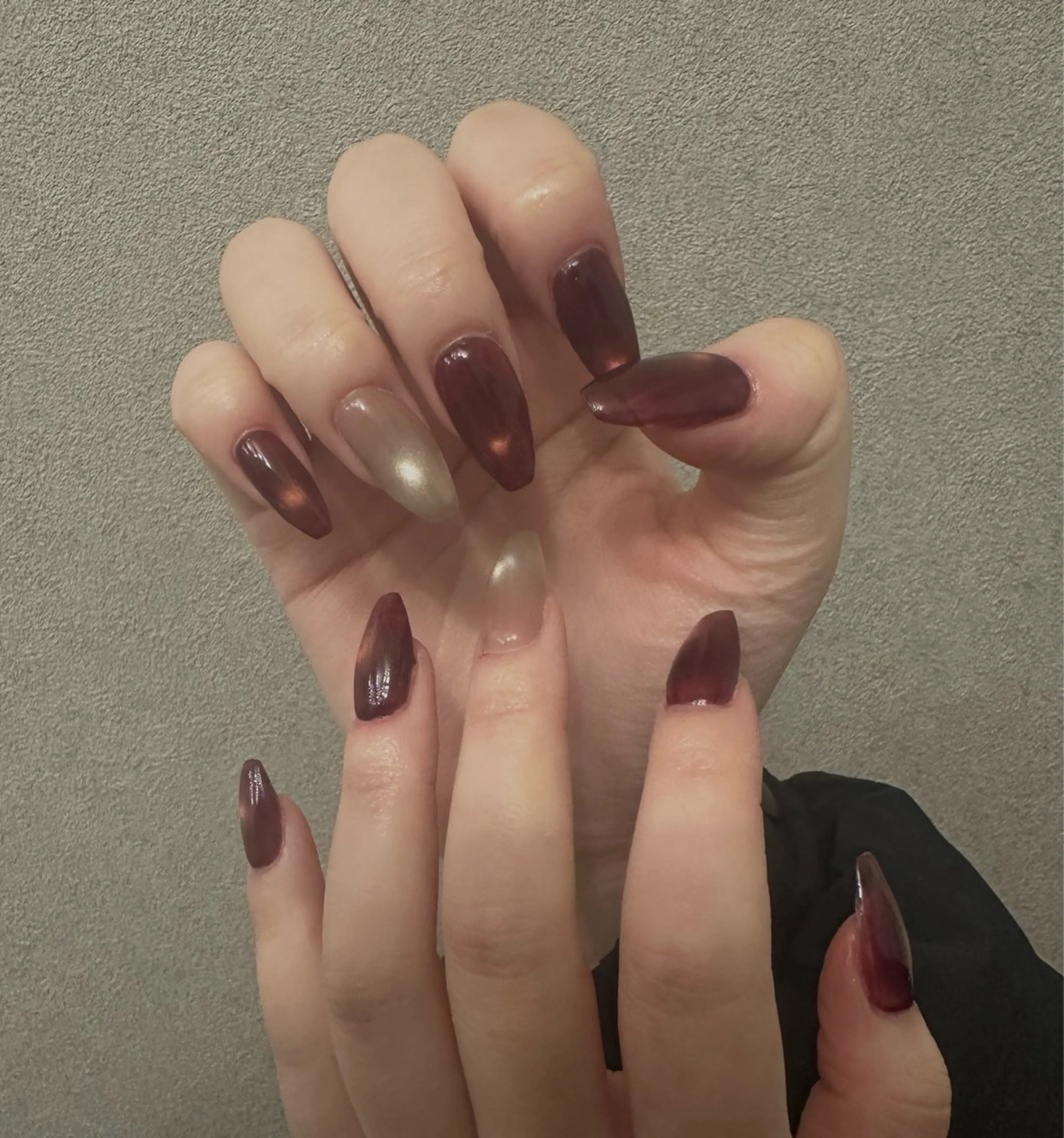 ネイル マグネットネイル ニュアンスネイル シンプルネイル filonnail Yuunaのネイルデザイン