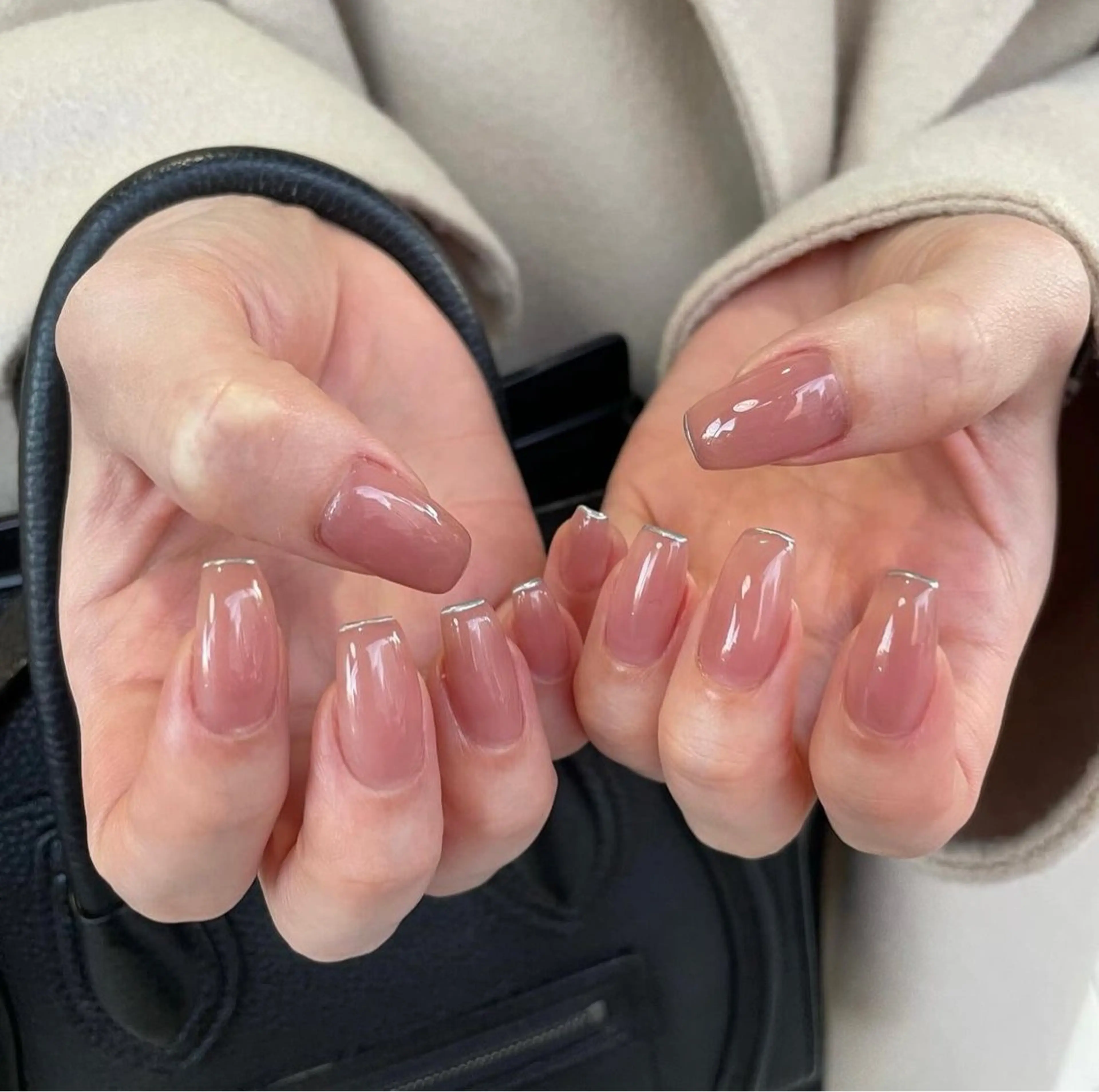 ネイル シンプルネイル Rommy Arisaのネイルデザイン