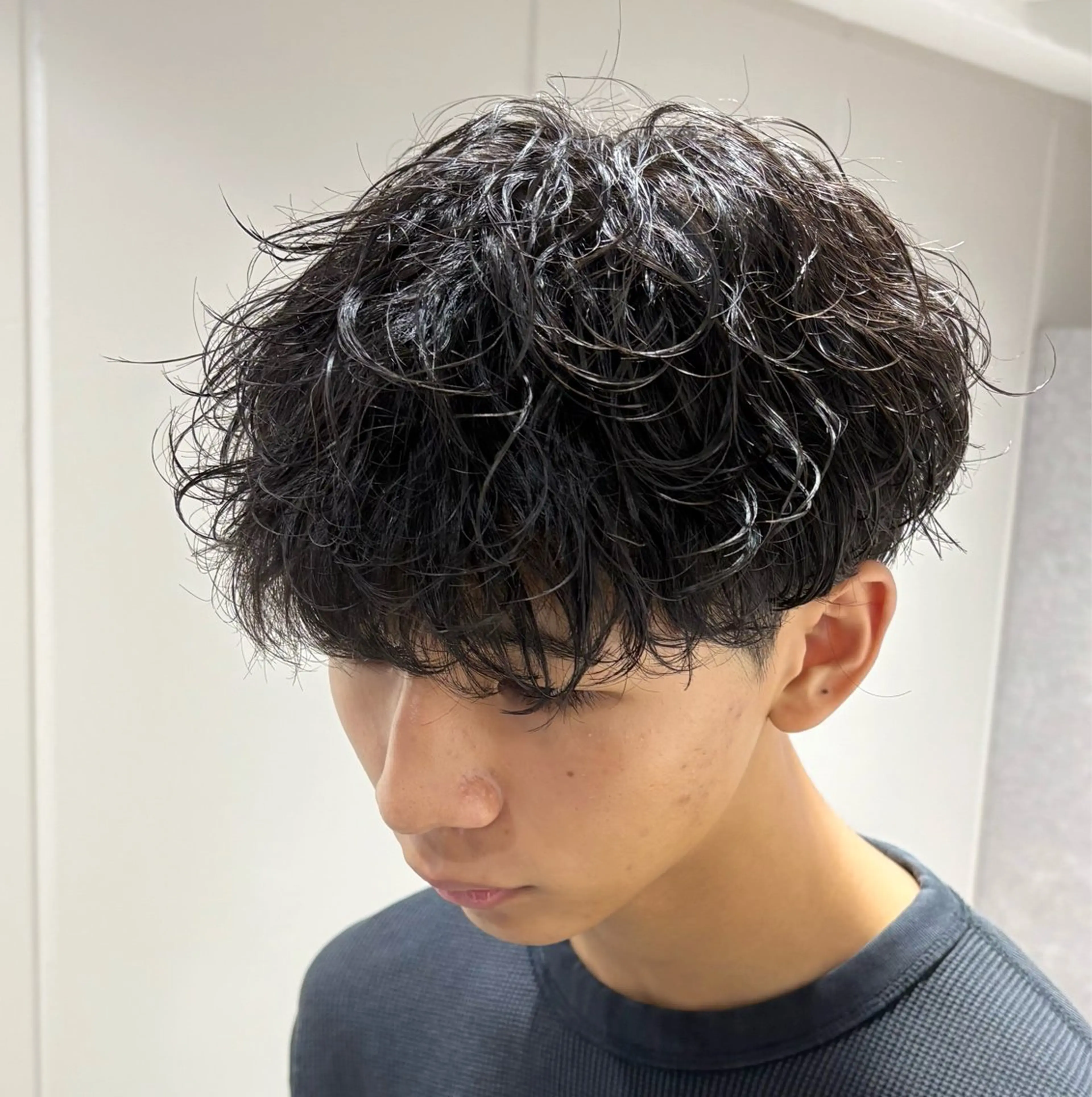 ショート パーマ メンズ カット パーマ 【メンズ特化】 池田大成✂︎のヘアスタイル