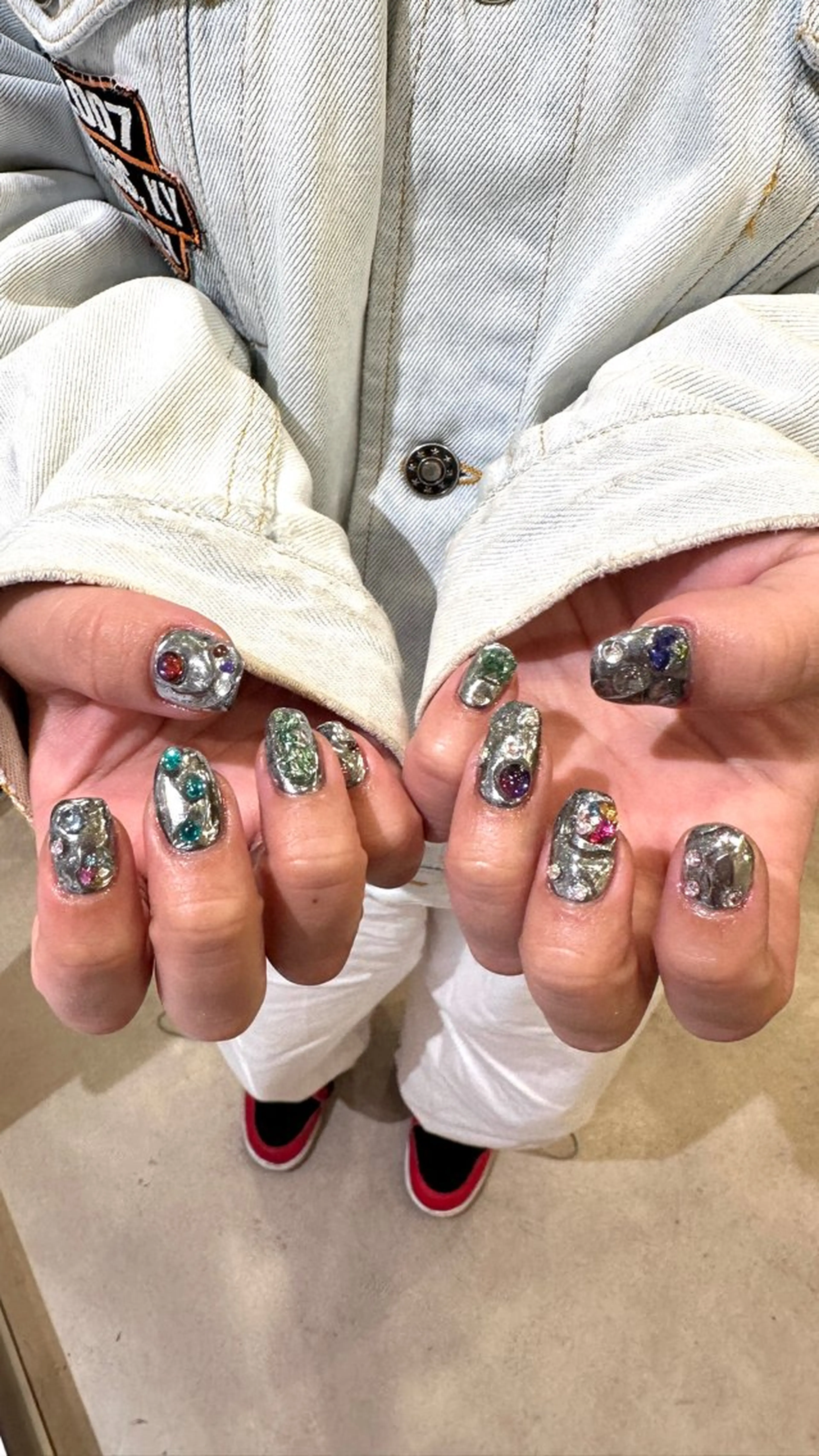 ネイル ハンドネイル 👽個性派ネイル🎀 komachiのマツエク・マツパデザイン